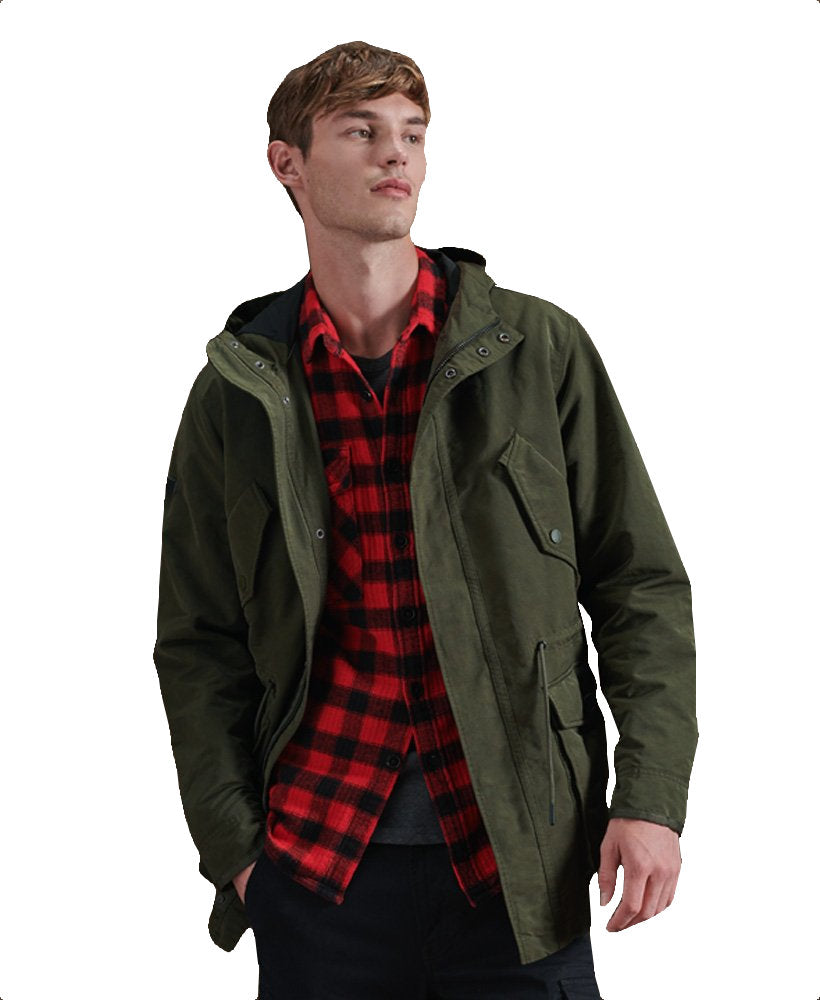 Mens parka sales coat uk