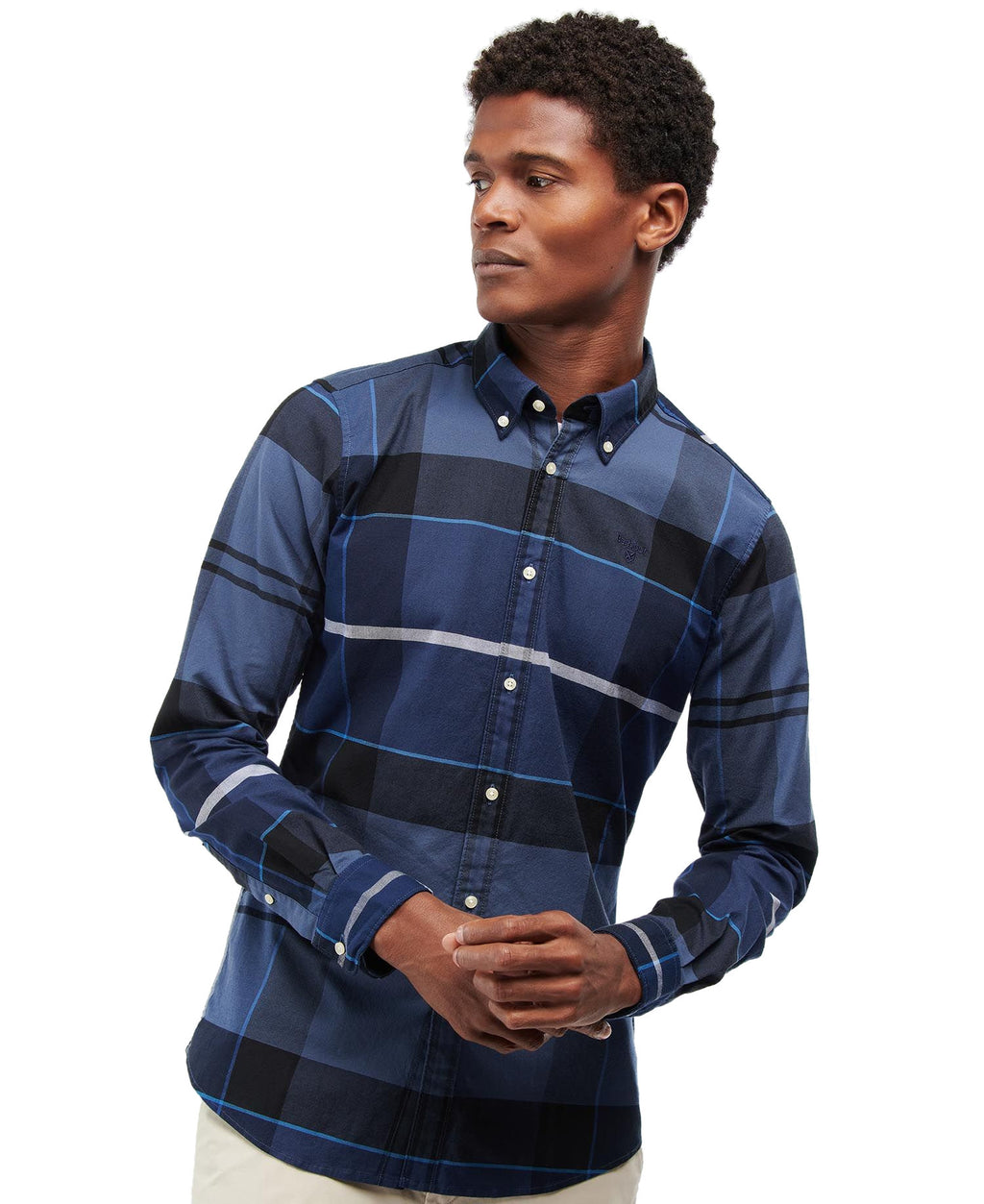 Barbour Mens Sutherland Large Tartan Check Shirt Long Sleeved