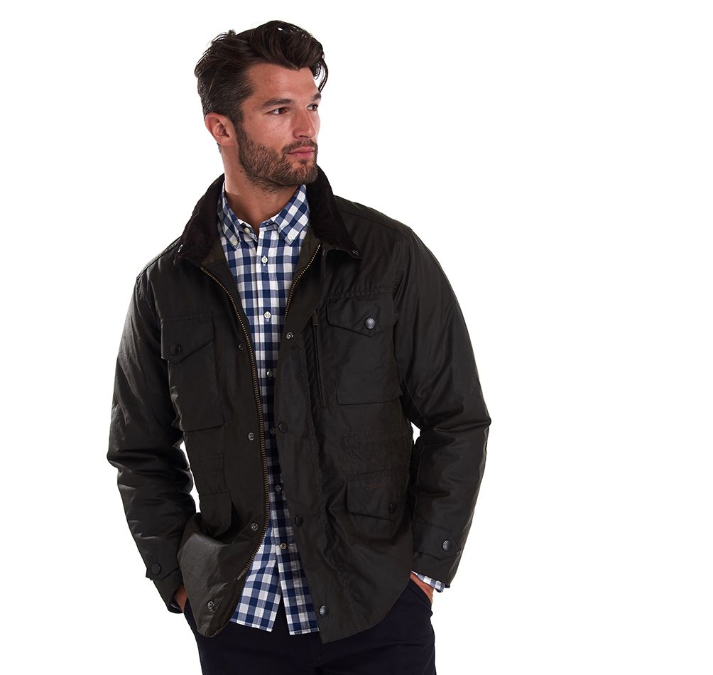 Men's barbour sapper outlet waxed jacket