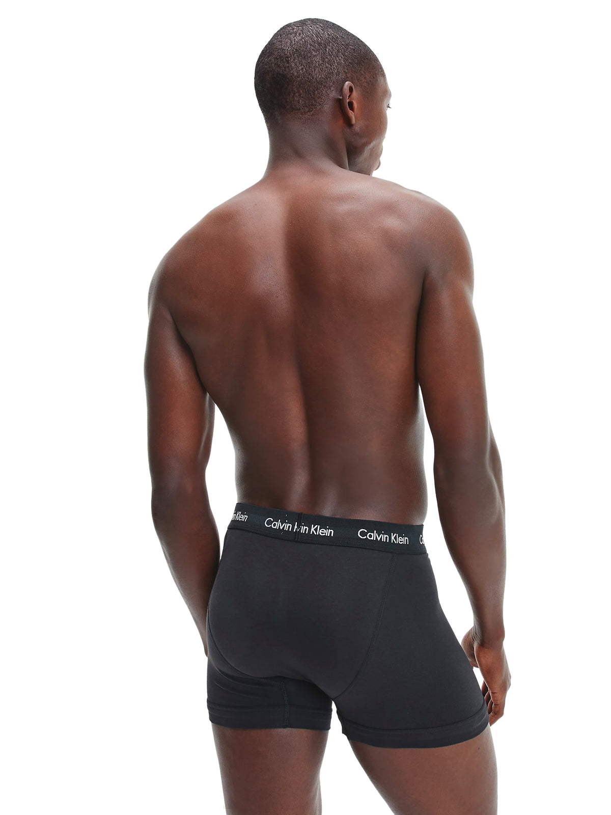 Calvin Klein Stretch Boxer Shorts/ Trunks (3-Pack) - White/ B&W Stripe/ Black, 05, U2662G_IOT, White/ B&W Stripe/ Black