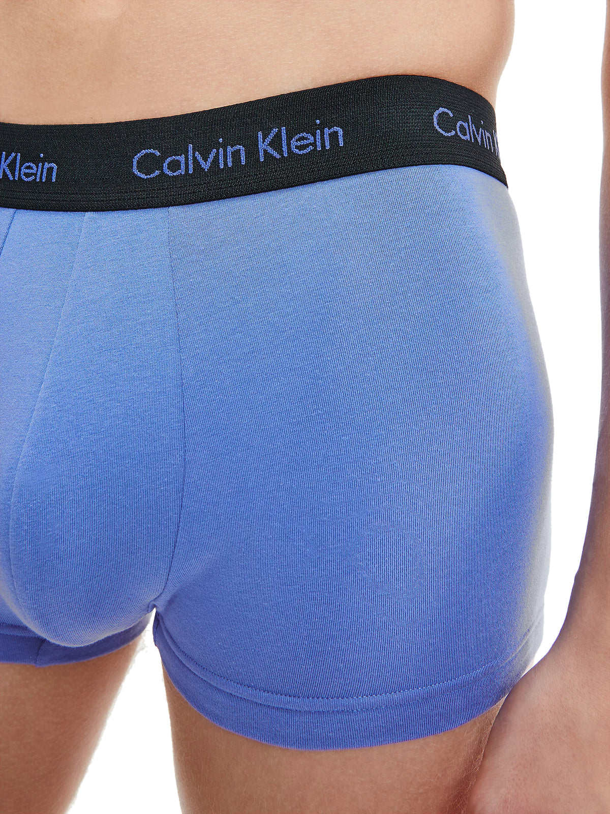 Mens Calvin Klein Boxer Shorts Low Rise Trunks 3 Pack, 04, U2664G, Zero Below/Subdued/Dark Lavendar