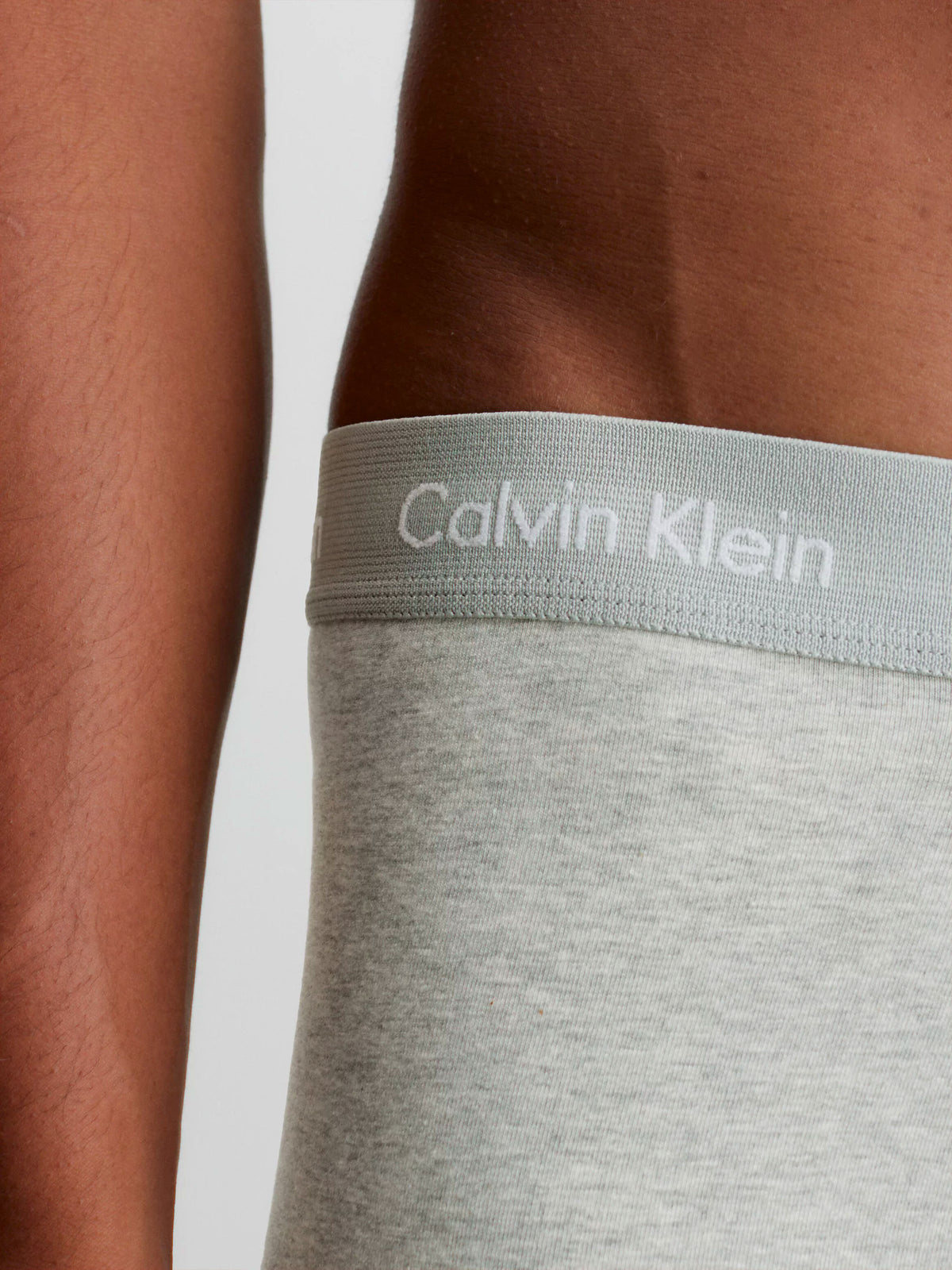 Mens Calvin Klein Boxer Shorts Low Rise Trunks 3 Pack, 04, U2664G, Wild Aster, GRY HTHR, Arctic Green