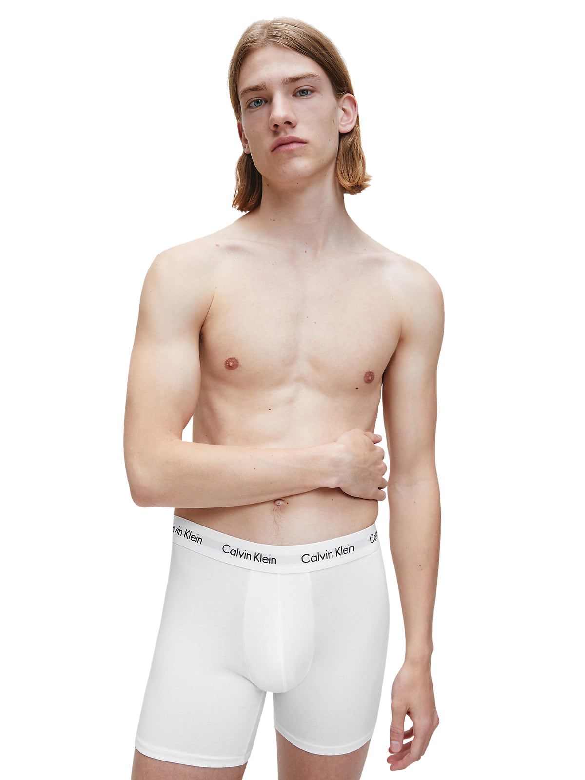 Calvin Klein Mens Boxer Briefs - Classic Fit (3-Pack), 03, Nb1770A, White