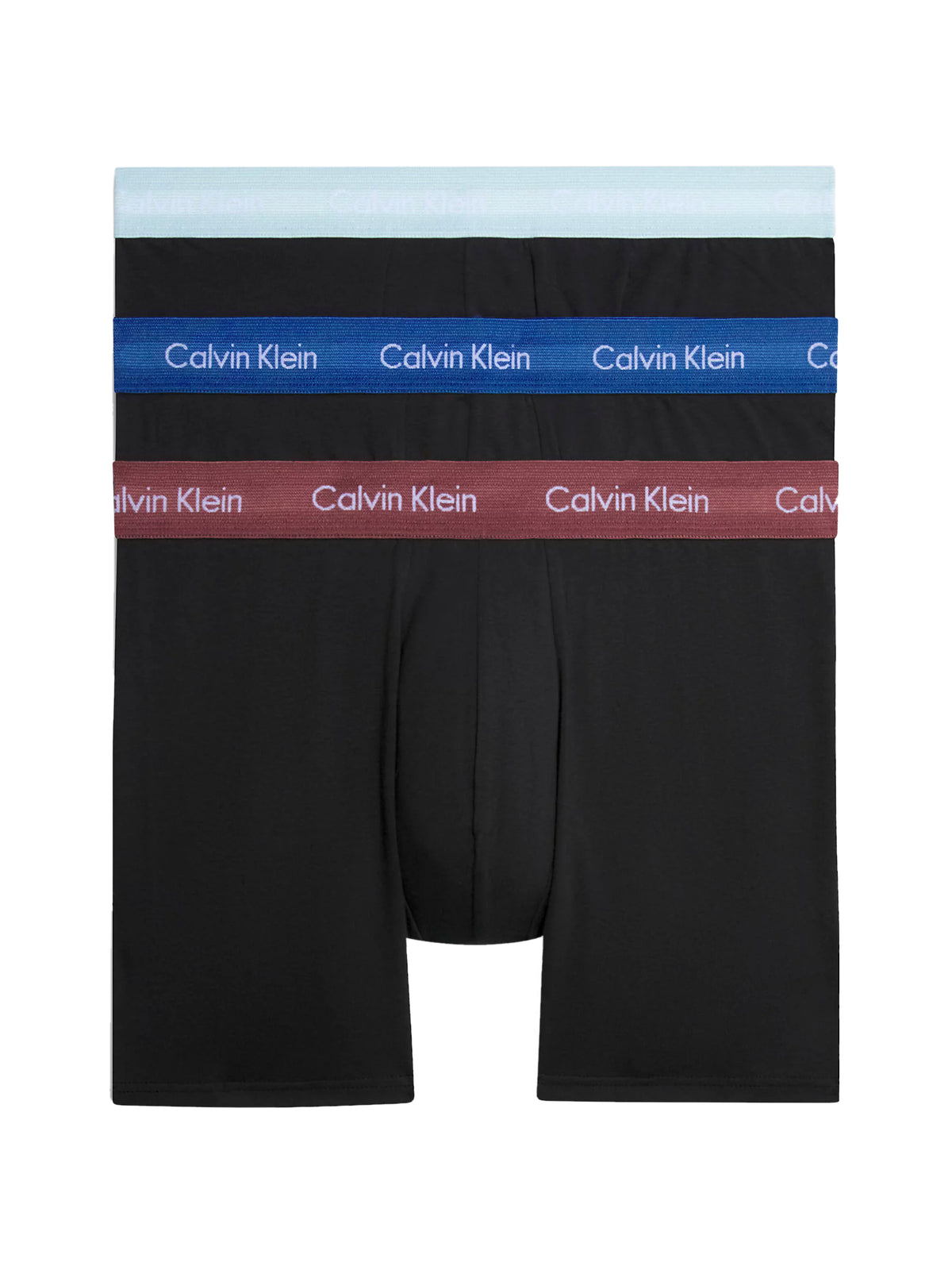 Calvin Klein Mens Boxer Briefs - Classic Fit (3-Pack), 01, Nb1770A, B- Marron, Skyway, True Navy WBS