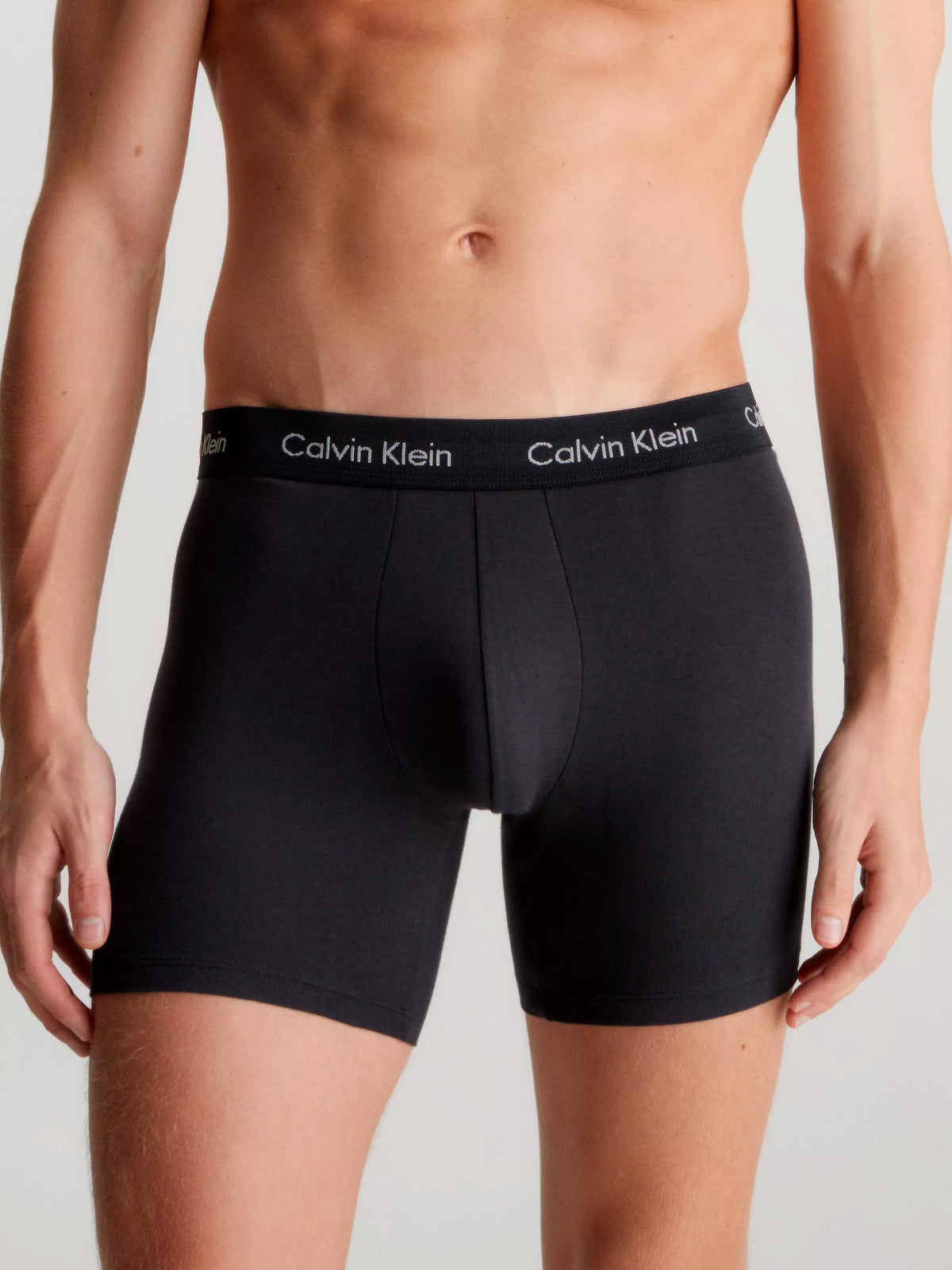 Calvin Klein Mens Boxer Briefs - Classic Fit (3-Pack), 02, Nb1770A, B- Auth Gry/Chesapk Bay/Jwl Lgs