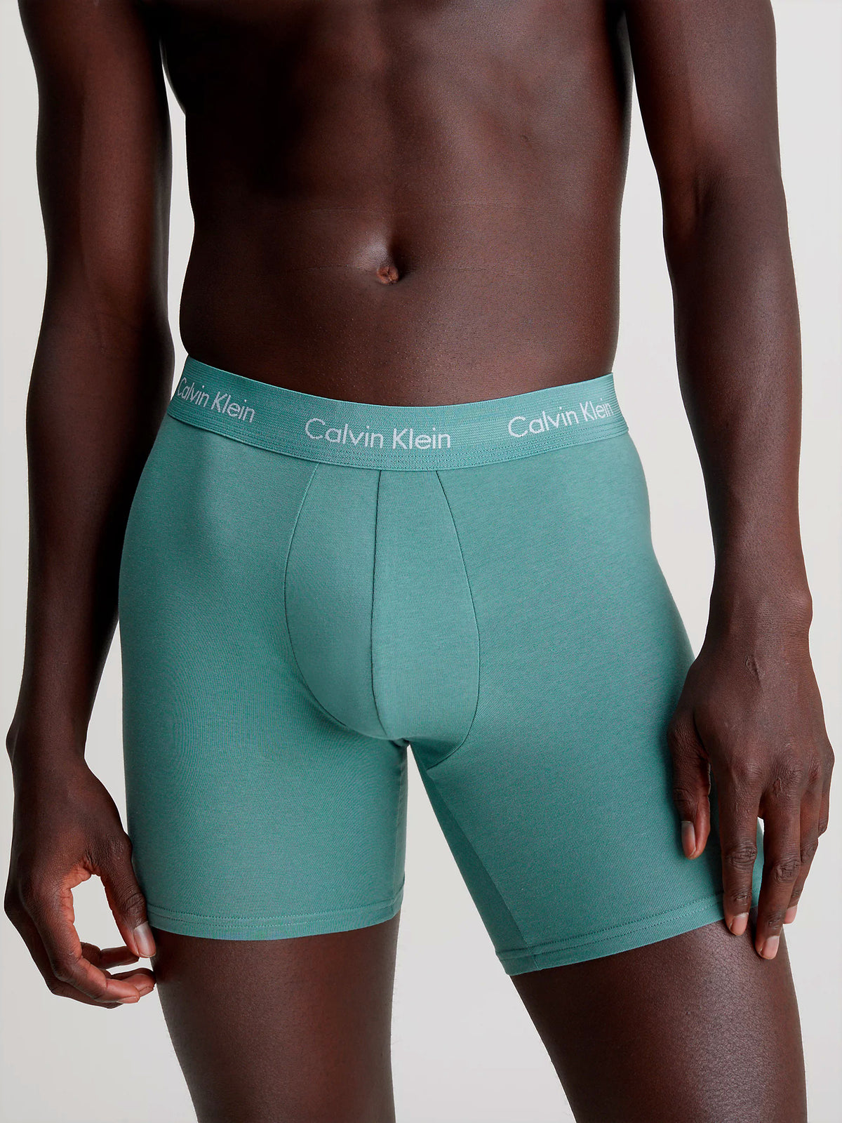 Calvin Klein Mens Boxer Briefs - Classic Fit (3-Pack), 02, Nb1770A, Vivid Blue/Arona/Sagebush Green