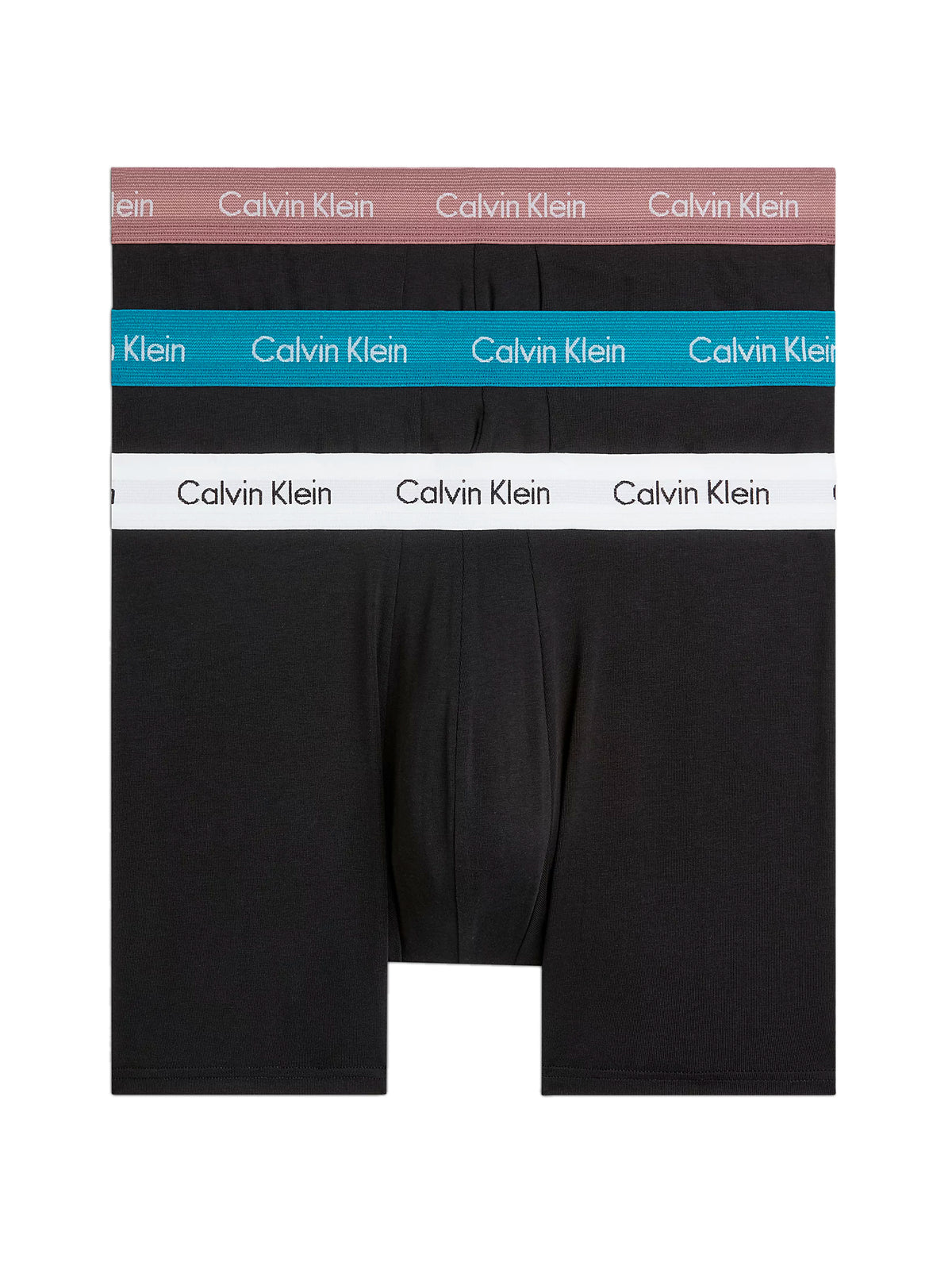 Calvin Klein Mens Boxer Briefs - Classic Fit (3-Pack), 01, Nb1770A, B-Capri Rse/Ocn Dpths Wb/B-Wte Wb