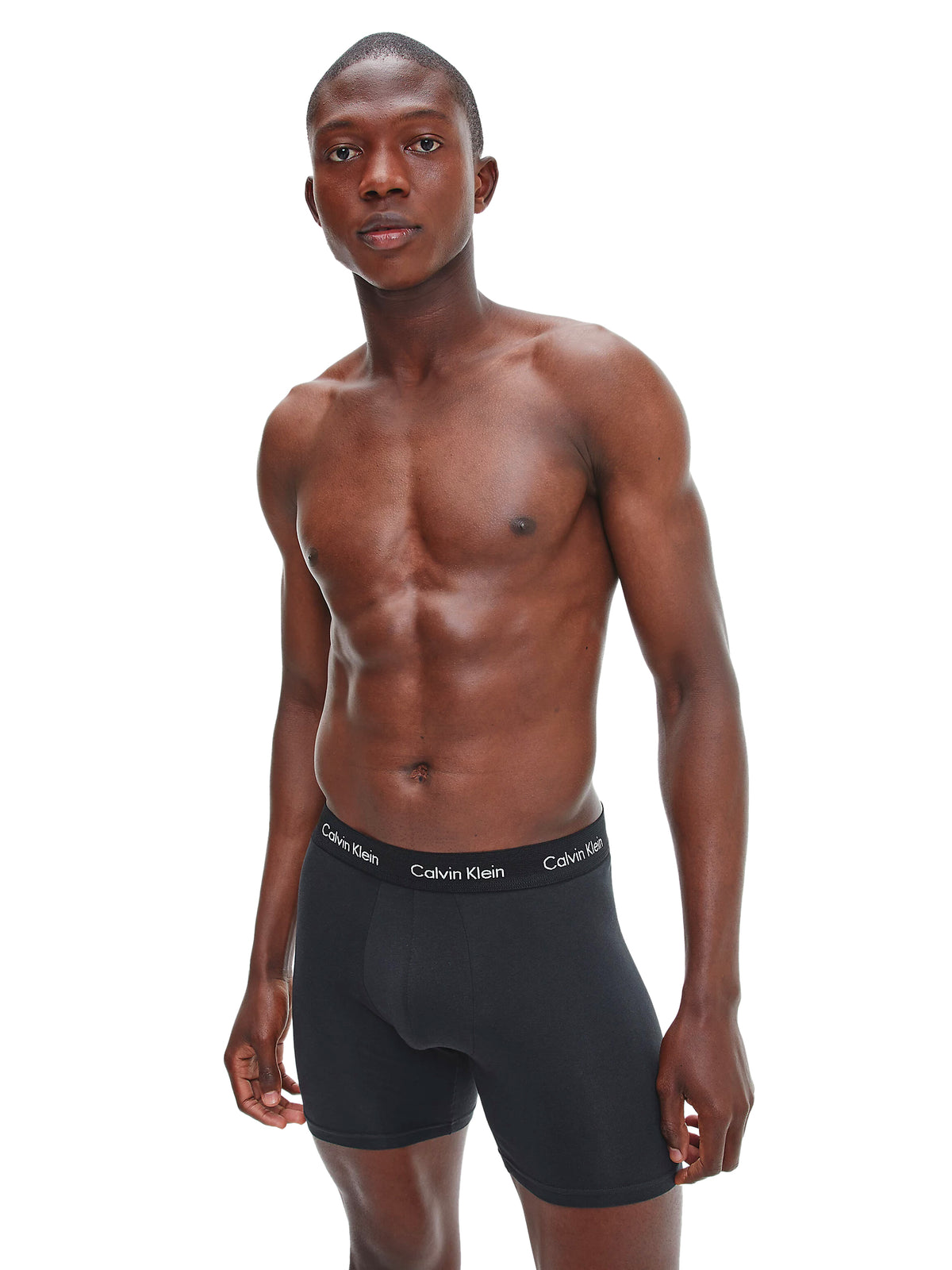 Calvin Klein Mens Boxer Briefs - Classic Fit (3-Pack), 02, Nb1770A, Black/Black/Black