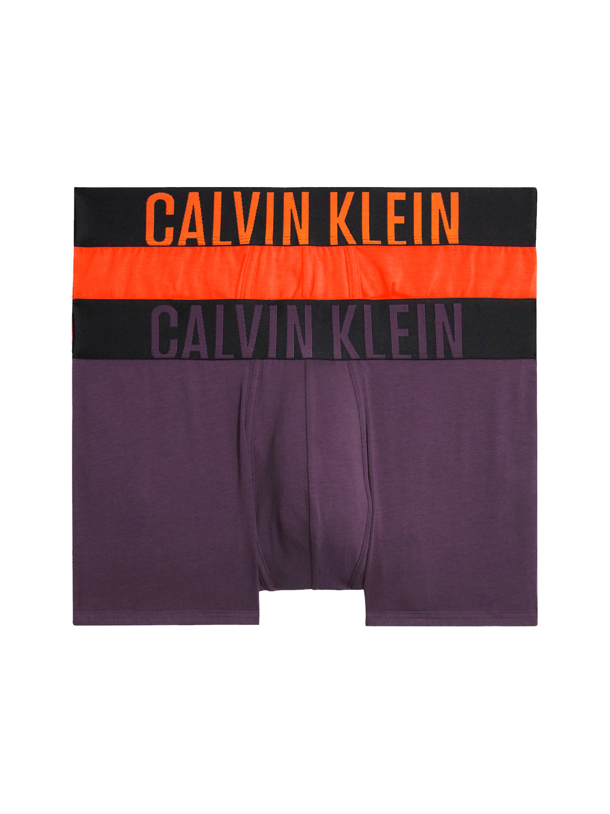 Calvin Klein Men's 'Intense Power' Boxer Trunks (2-Pack), 01, Nb2602A, Carrot, Mysterioso