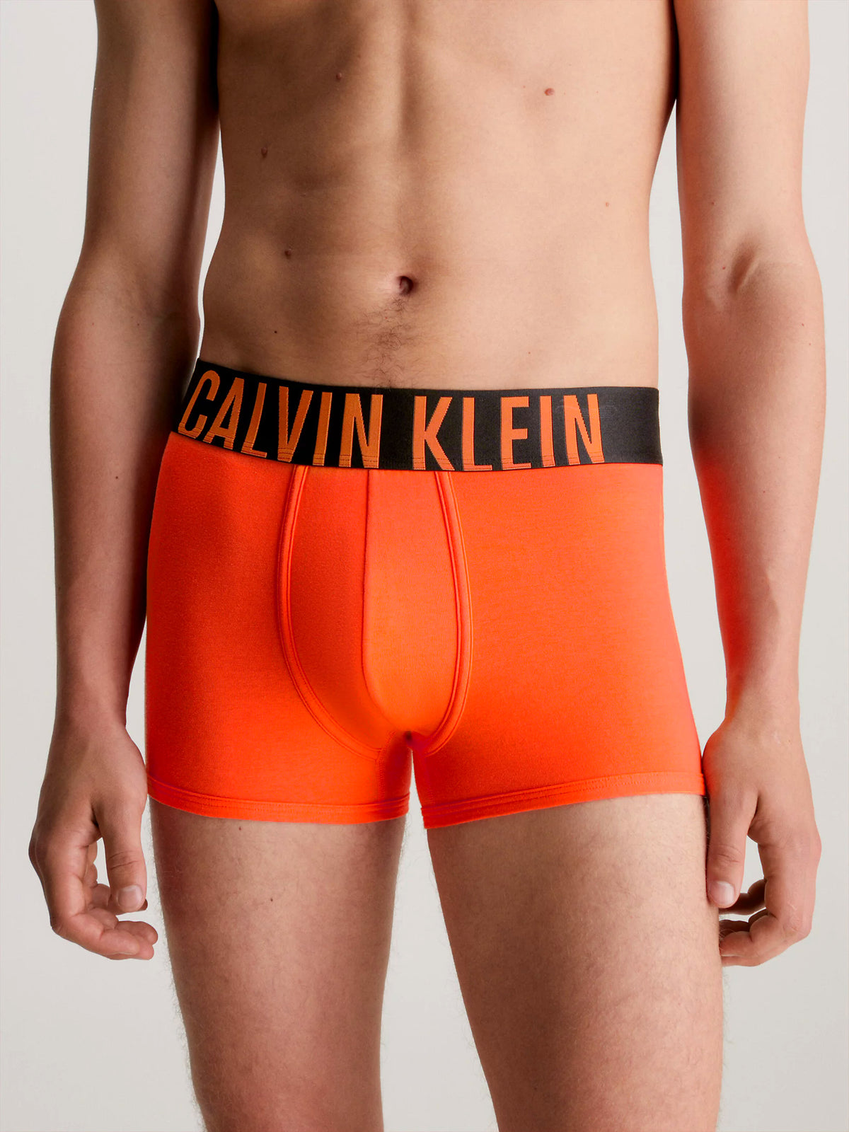 Calvin Klein Men's 'Intense Power' Boxer Trunks (2-Pack), 02, Nb2602A, Carrot, Mysterioso