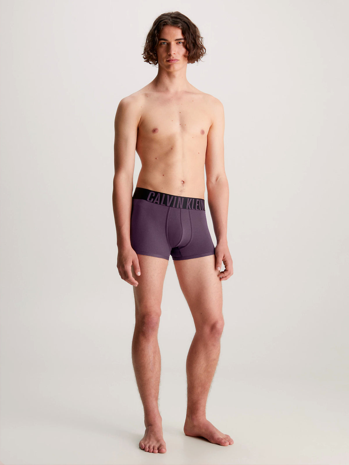 Calvin Klein Men's 'Intense Power' Boxer Trunks (2-Pack), 05, Nb2602A, Carrot, Mysterioso