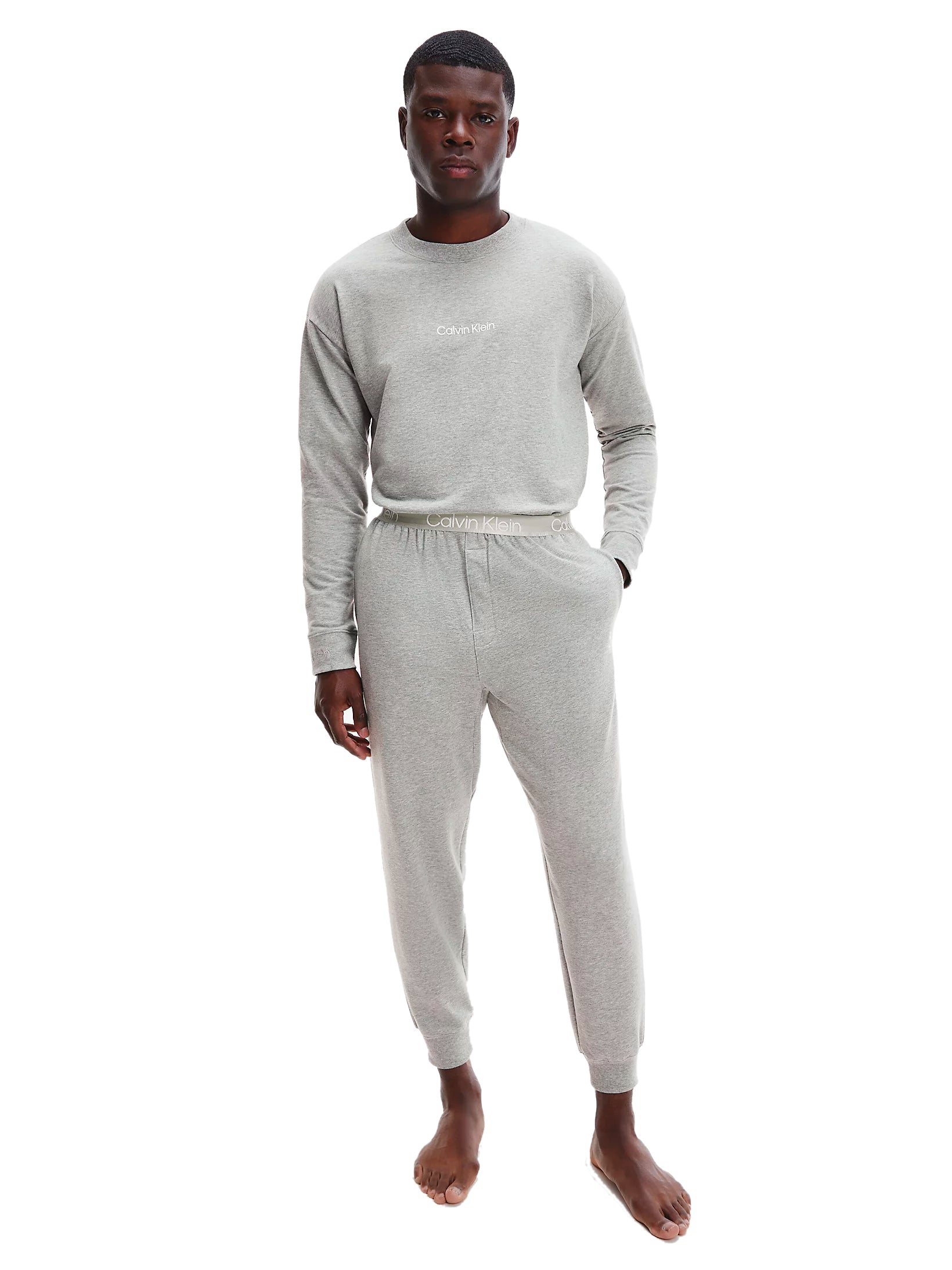 Calvin klein discount mens grey joggers