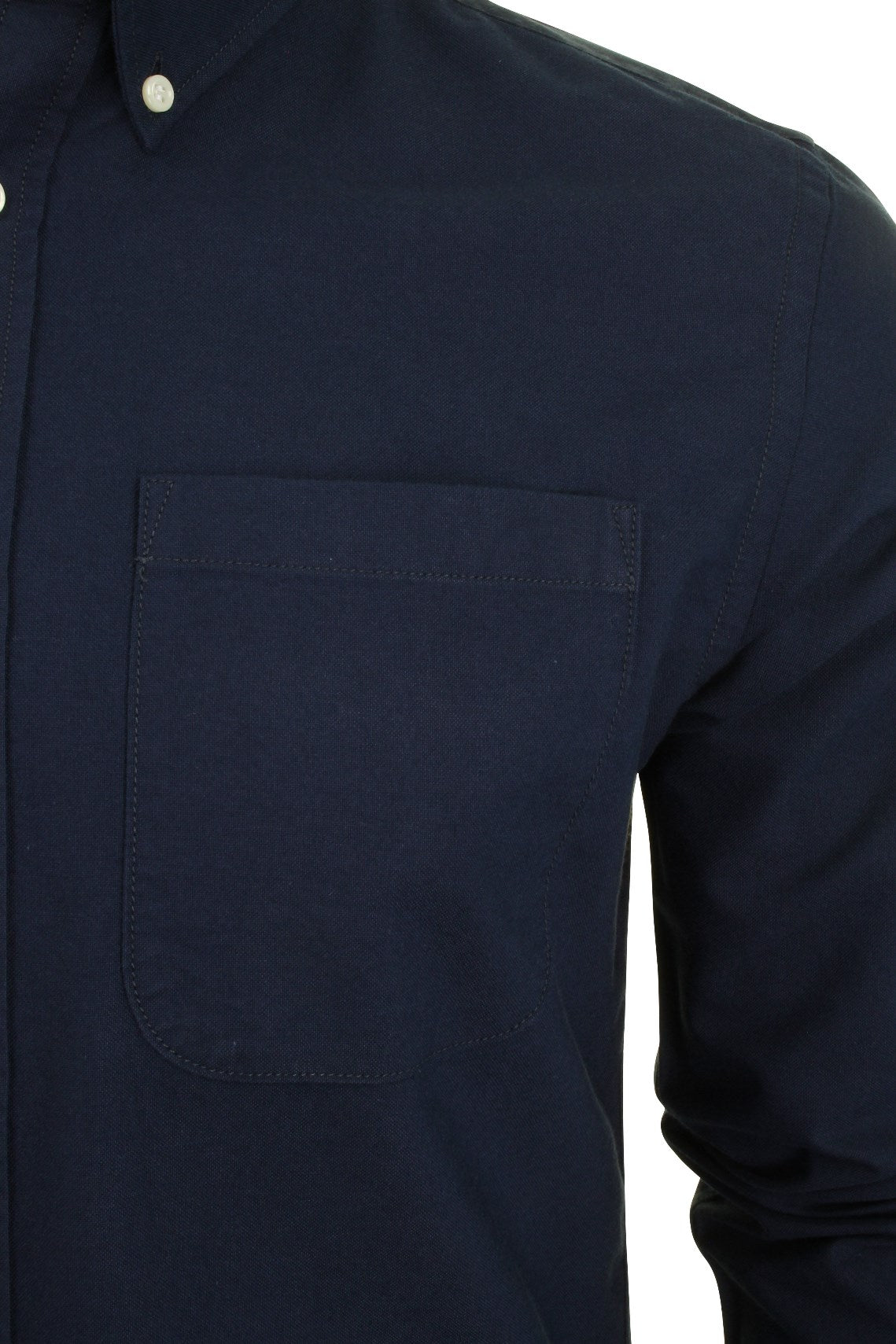 Jack & Jones Oxford Long Sleeved Shirt (Navy Blazer, S), 02, 12138086, Navy Blazer
