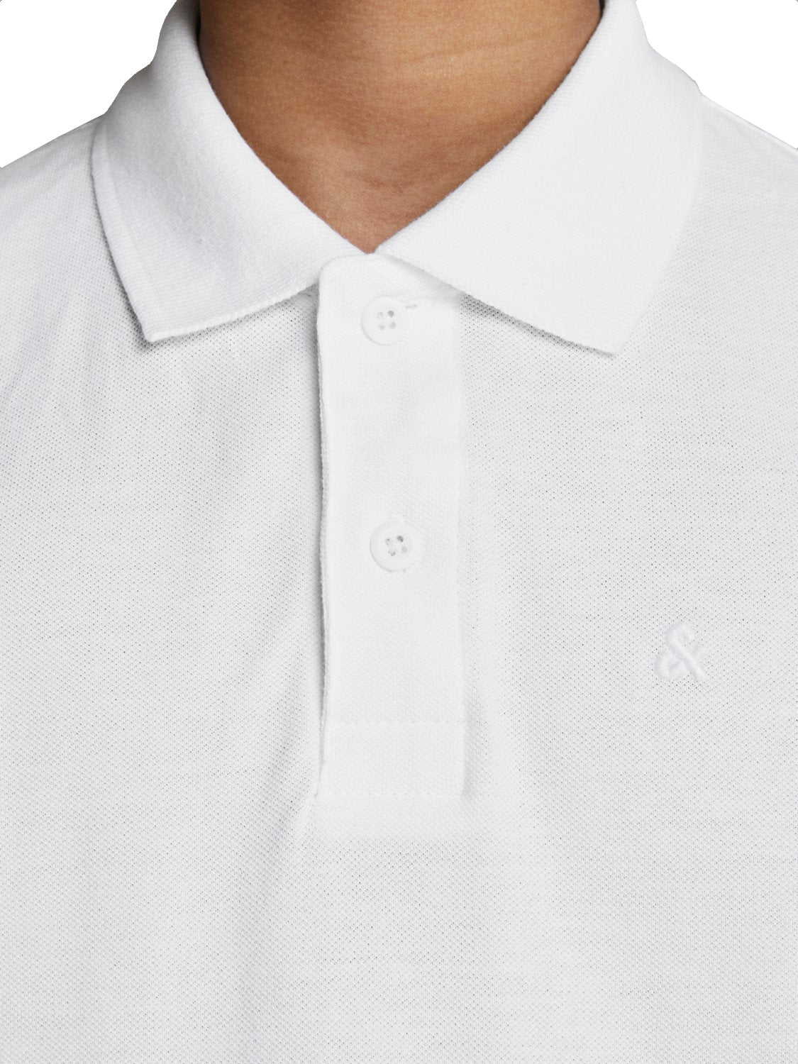 Jack & Jones Boys 'JJEBASIC ' Polo Shirt, 05, 12148414, White