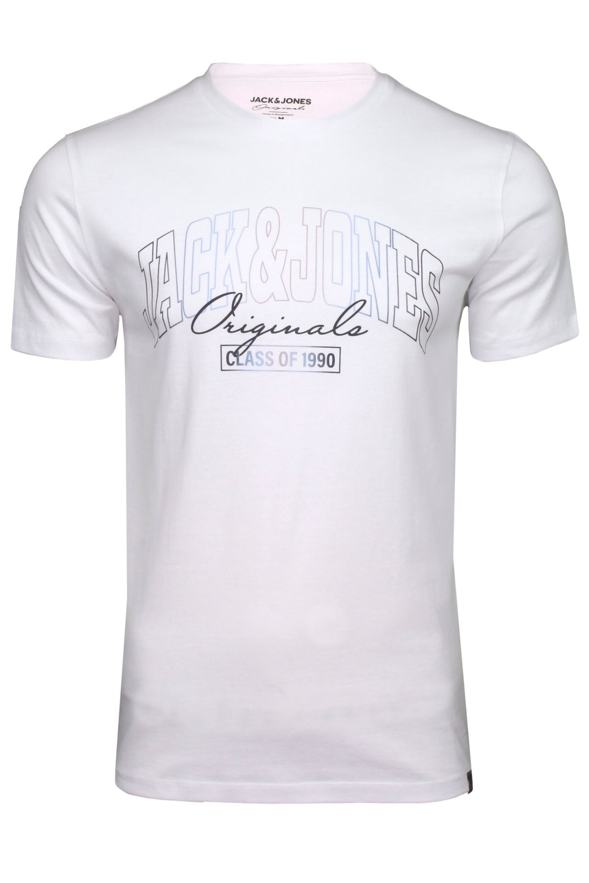 Jack & Jones Mens T-Shirt 'Jor Penny Tee', 01, 12207694, Bright White