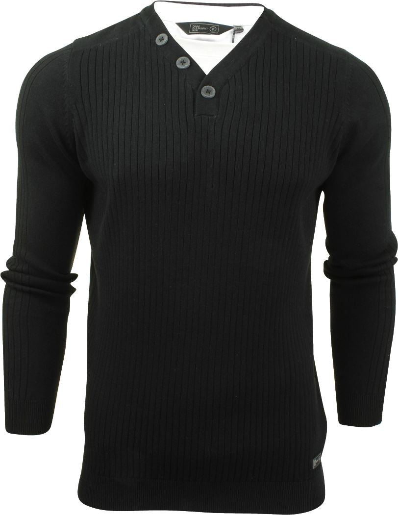 Mens mock t shirt jumper best sale