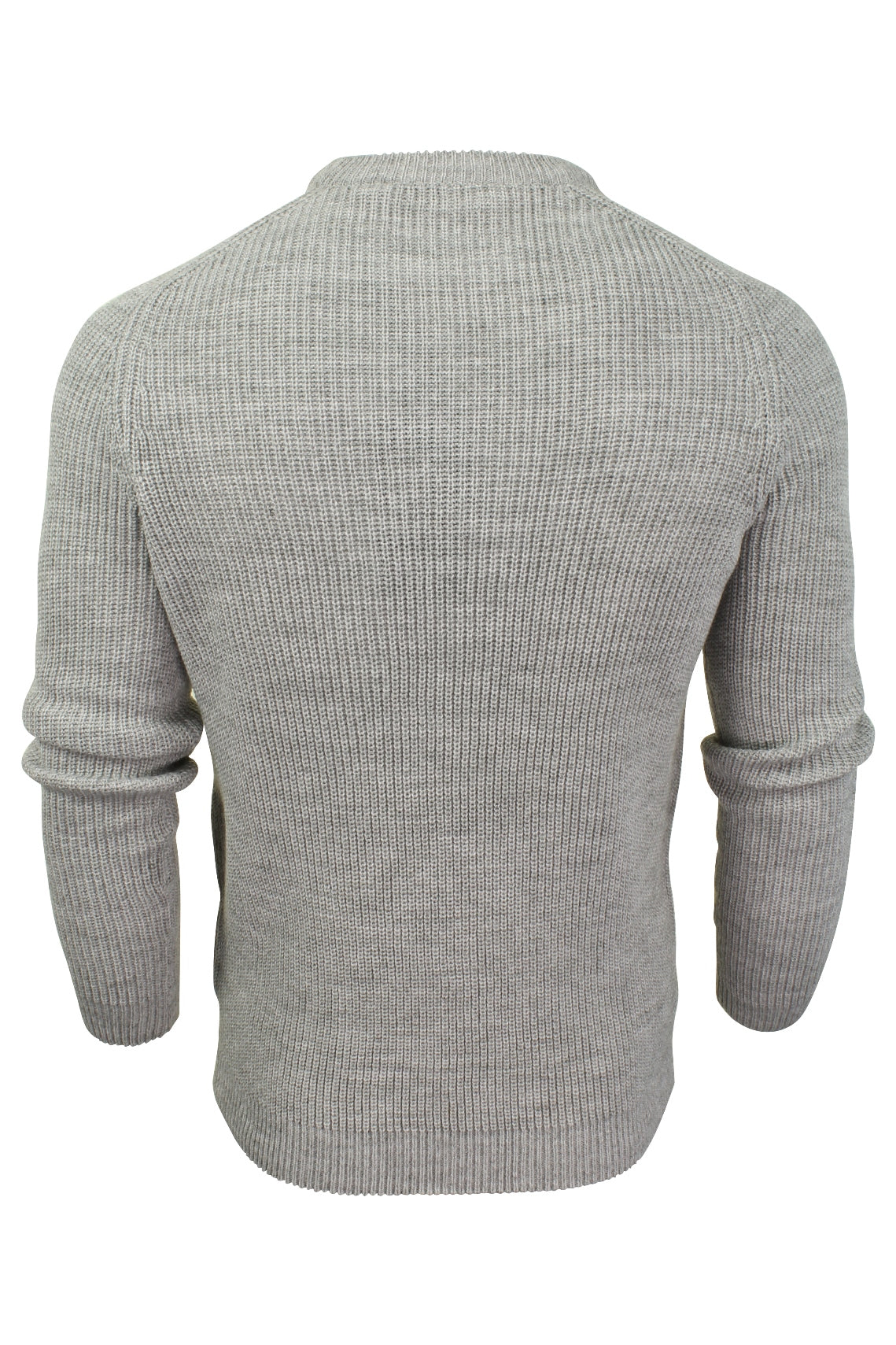 Mens Turtle Neck Knit Jumper by Dissident 'Mino' Wool Mix (Light Silver, S), 03, 1A9713, Light Silver