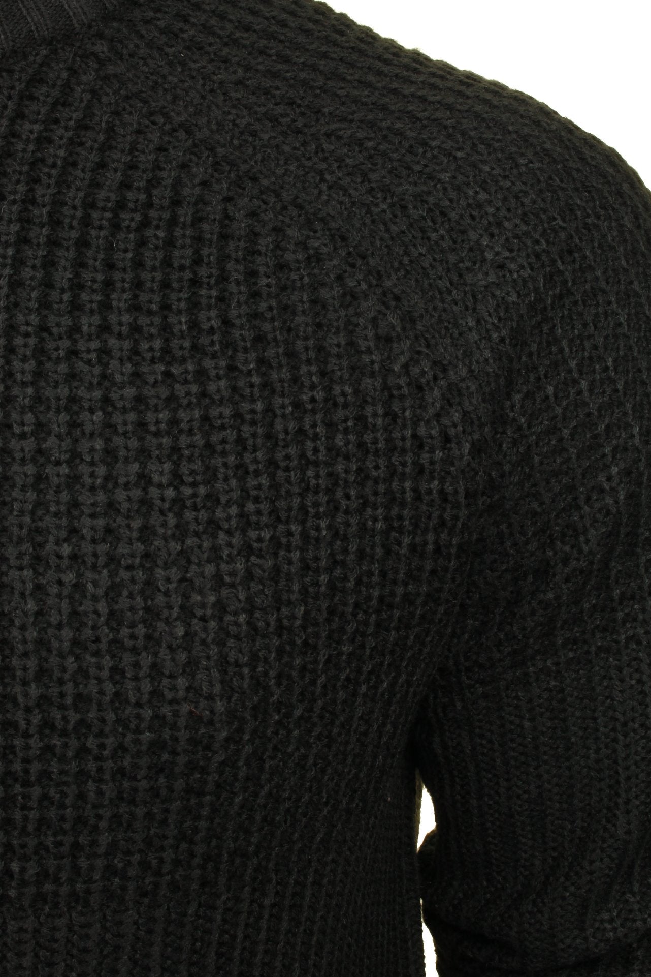 Mens black 2025 knitted jumper