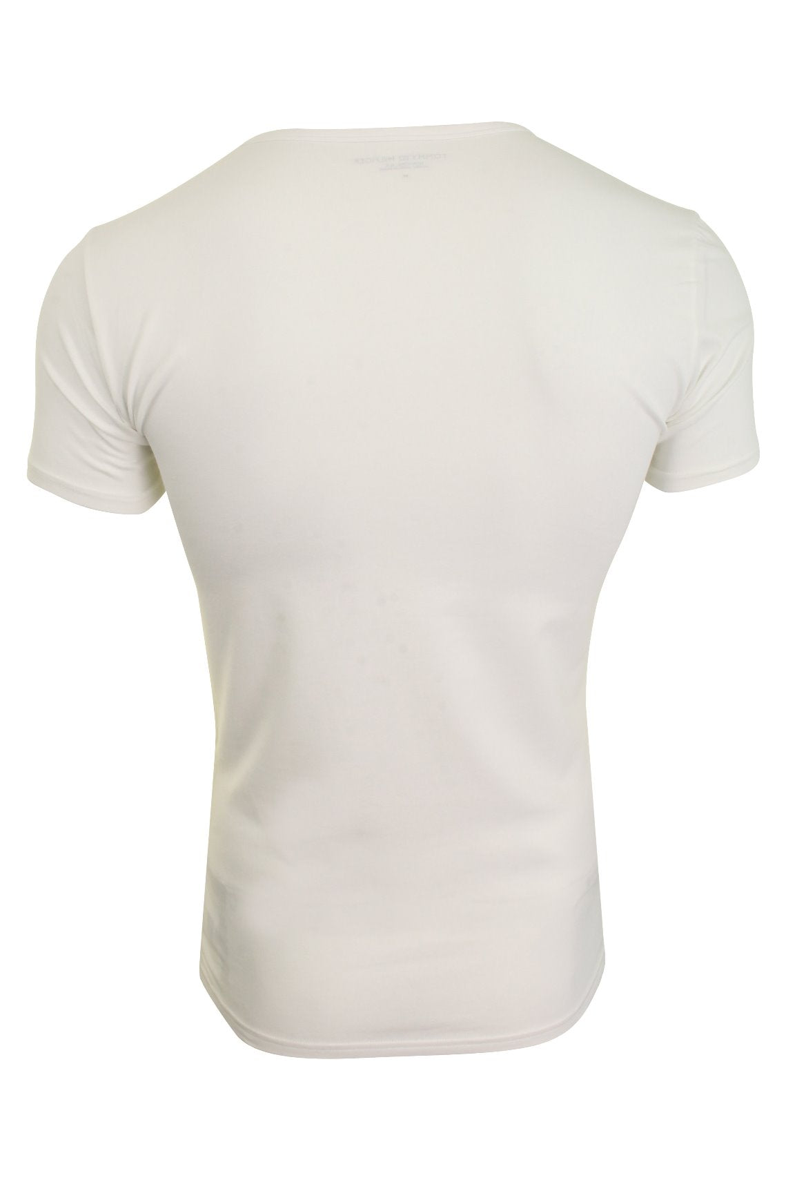 Tommy Hilfiger Men's Crew Neck Loungewear T-Shirt - Short Sleeved (3-Pack), 03, 2S87905187, White
