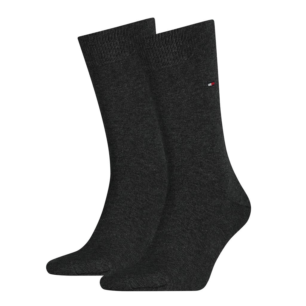 Tommy Hilfiger Classic Mens Socks (2-Pack), 01, 371111