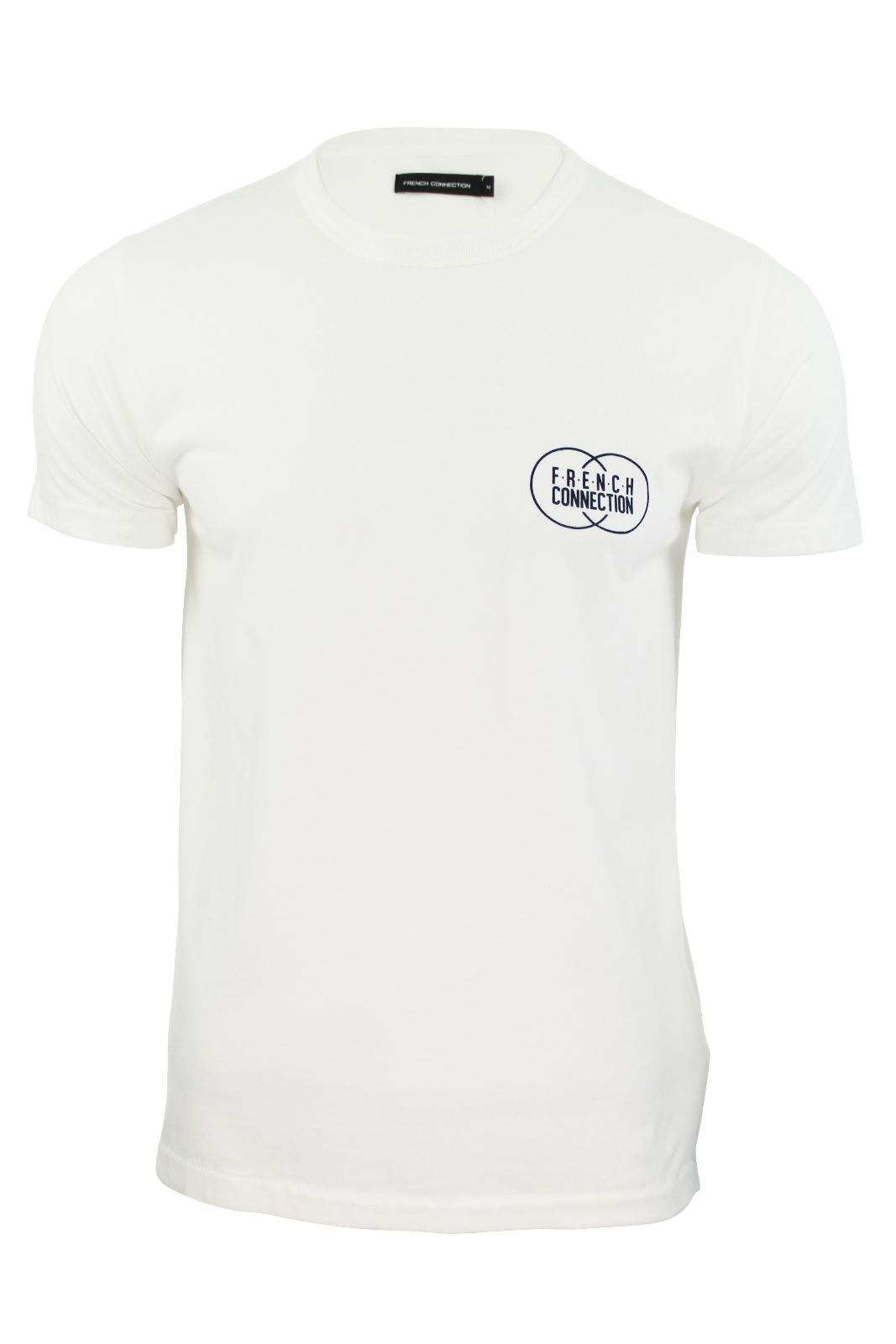 French Connection/ FCUK T-Shirt Marlon Crew Neck Short Sleeve (Milk, XXL), 01, 56BGN, Milk