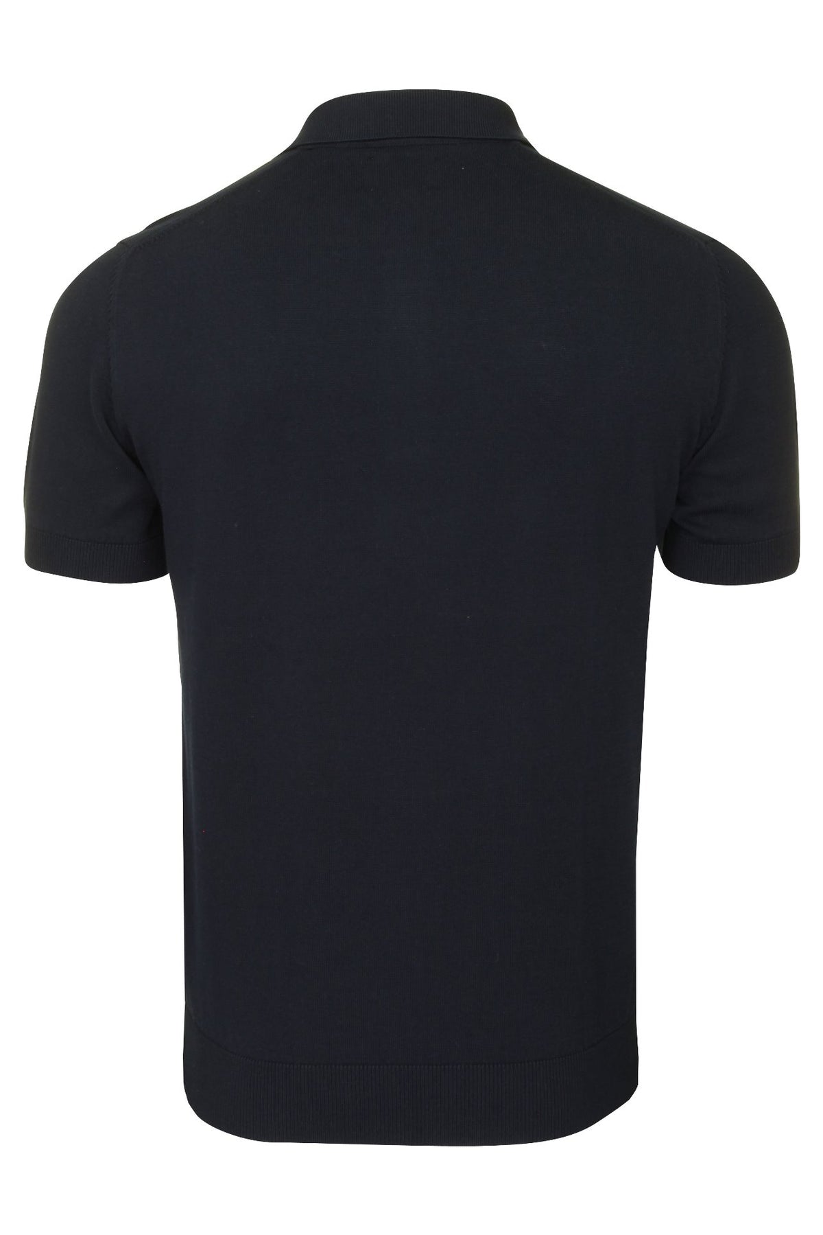 Ben Sherman Mens Signature Knitted Polo T-Shirt - Short Sleeved (Dark Navy, S), 03, 59709, Dark Navy