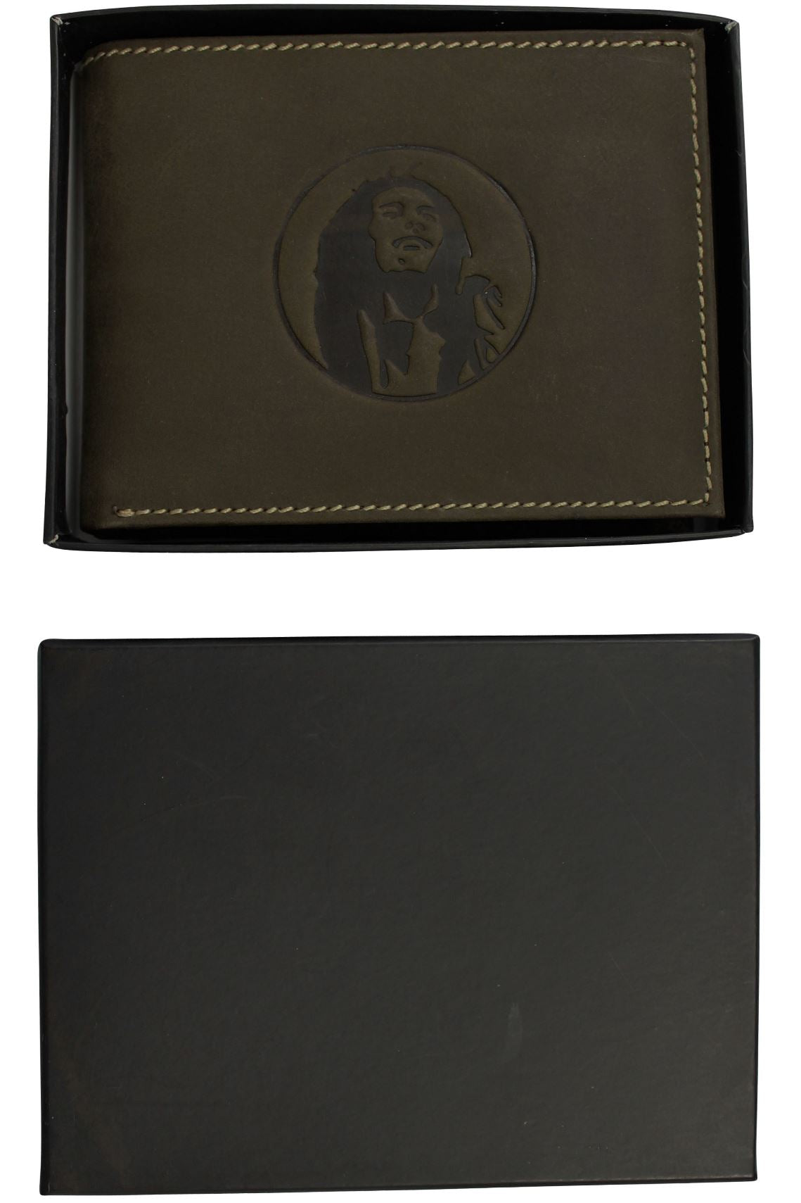 Mens Genuine Leather Wallet by Xact Clothing (Dark Khaki), 04, Xw-671, Dark Khaki