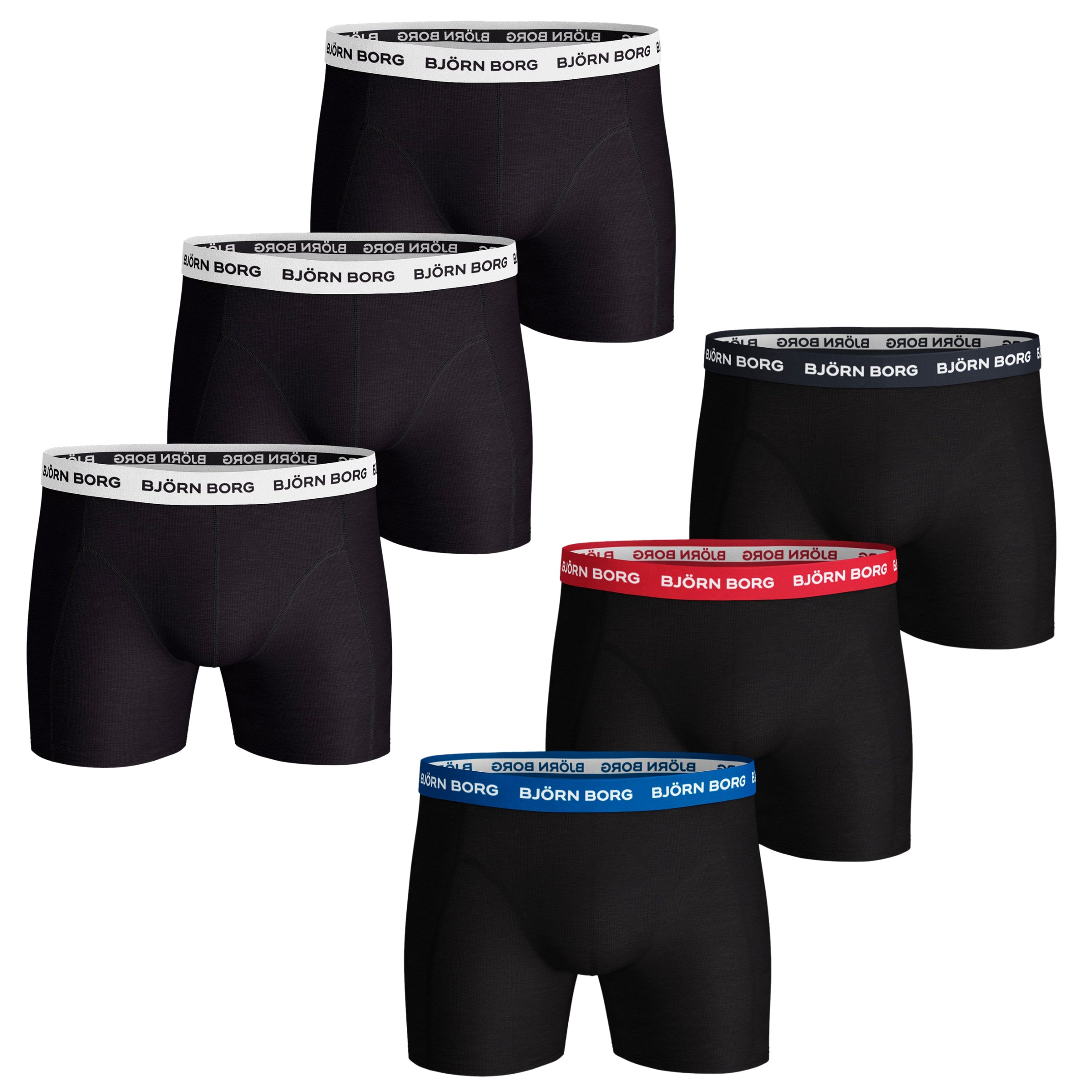 Mens Bjorn Borg For Him Cotton Stretch Boxer Shorts (3-Pack)