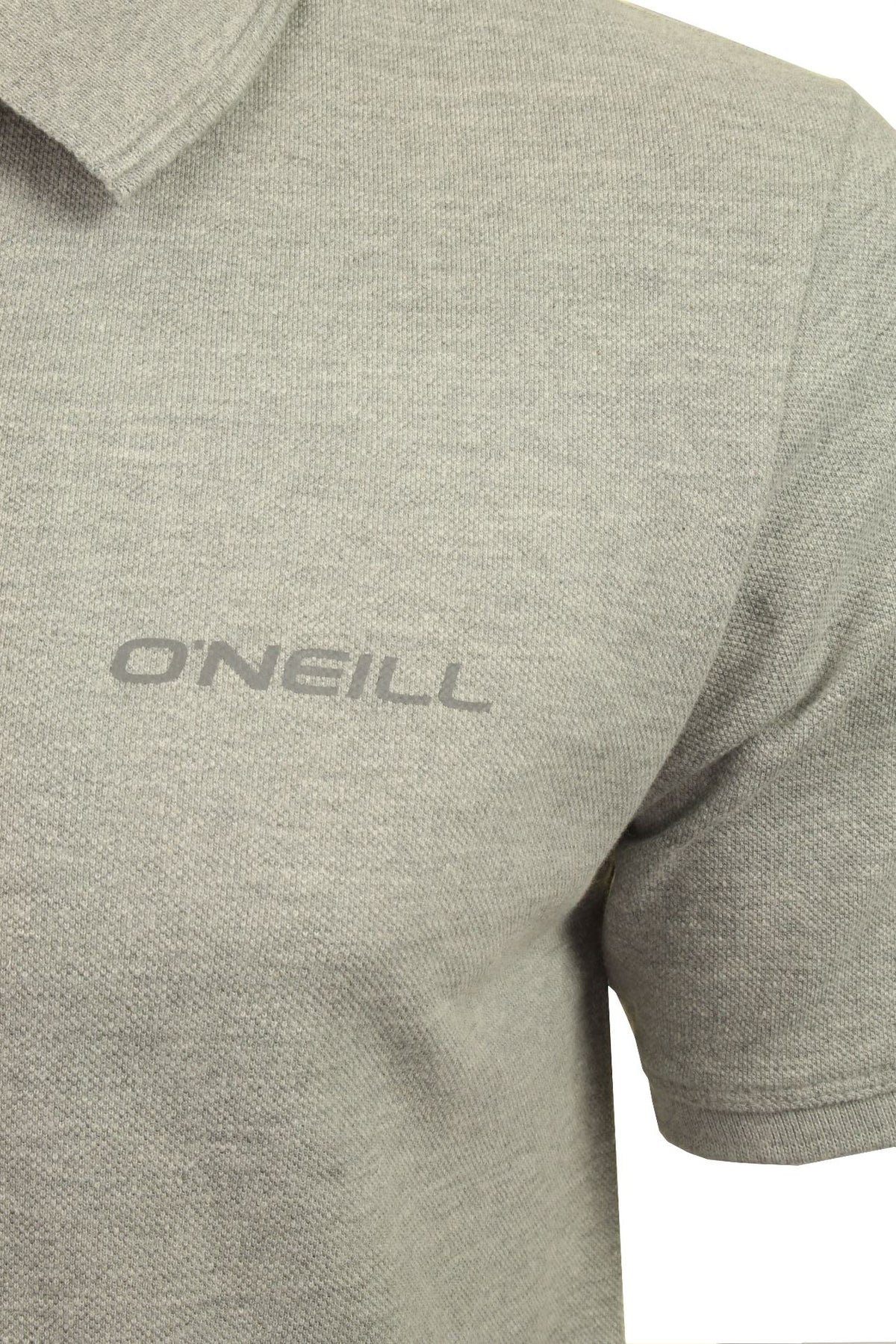 O'Neill Mens Pique Polo T-Shirt, 02, 9A2402, Silver Melee
