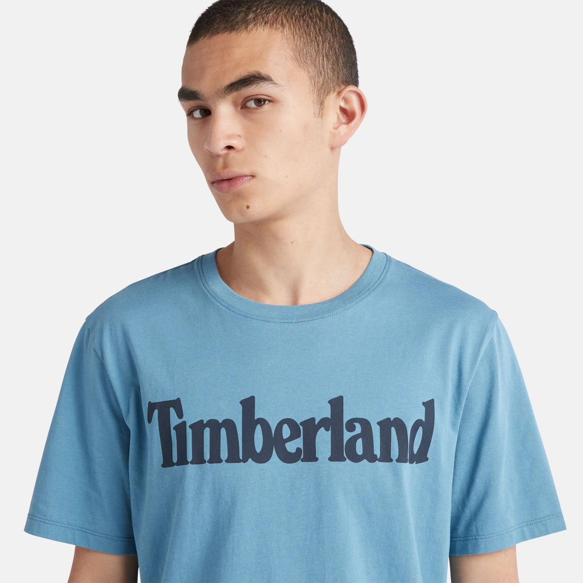 Timberland Mens Jersey T-Shirt 'Kennebec River Linea Tee', 03, Tb0A2C31, Captain's Blue