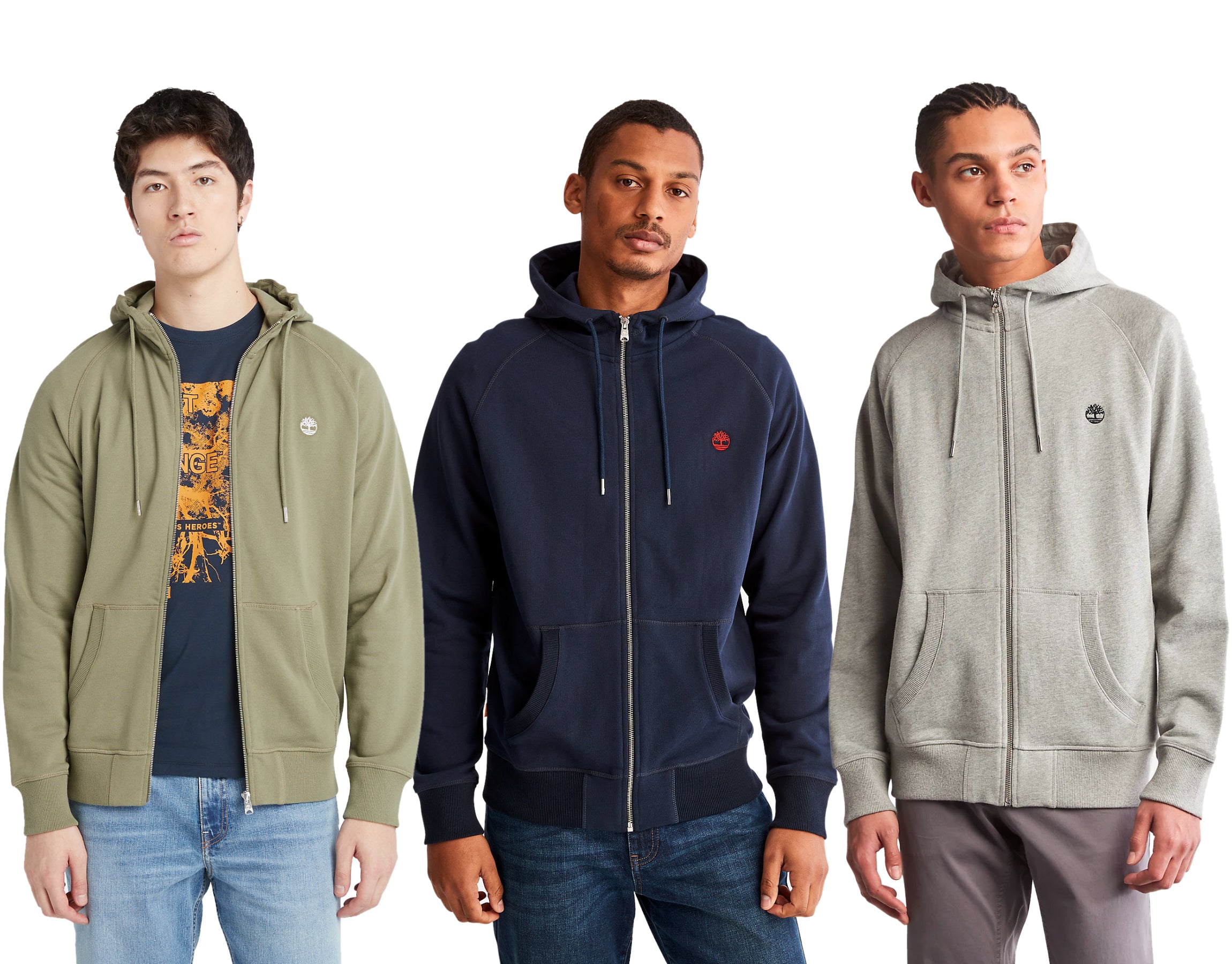 Timberland mens deals zip up hoodie