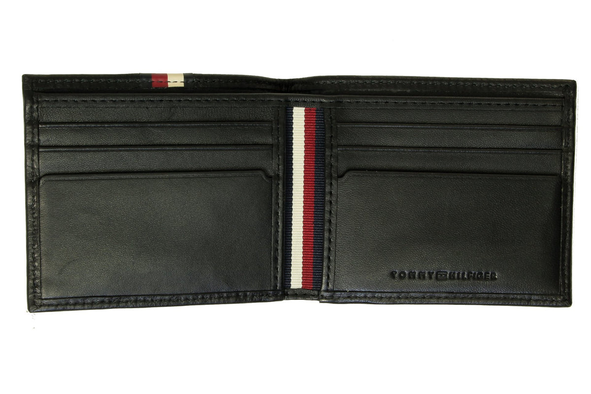 Tommy Hilfiger 'Corporate' Mini Credit Card Wallet, 03, Am0Am11600, Black
