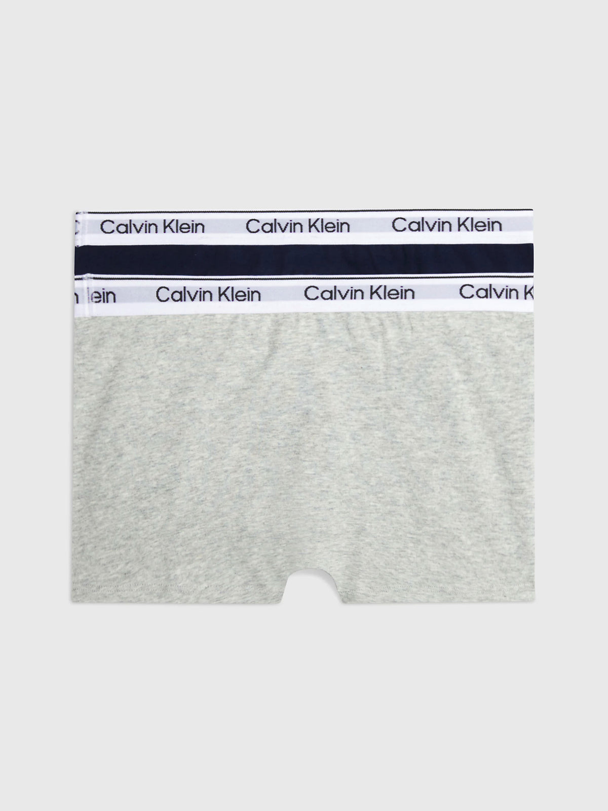 Calvin Klein Boys 'Modern Cotton' Boxer Trunks - 2-Pack, 02, B70B700449, Greyheather/Navyiris