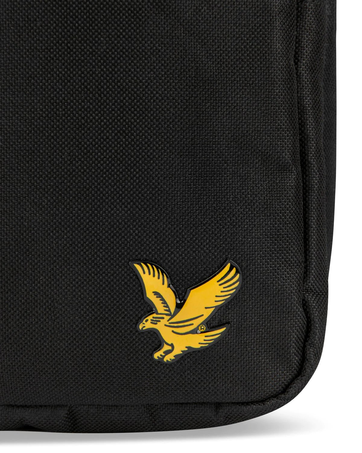 Lyle & Scott Reporter Bag With Golden Eagle Logo, 02, Ba1402A, True Black