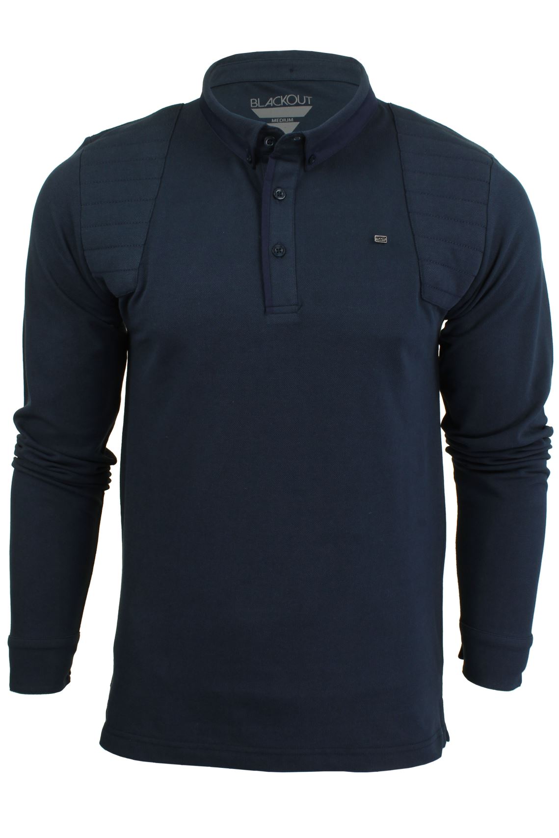 Mens Short Sleeved Polo Shirt from the Blackout Collection by Voi Jeans, 01, Dubb, Cole - Black Irish