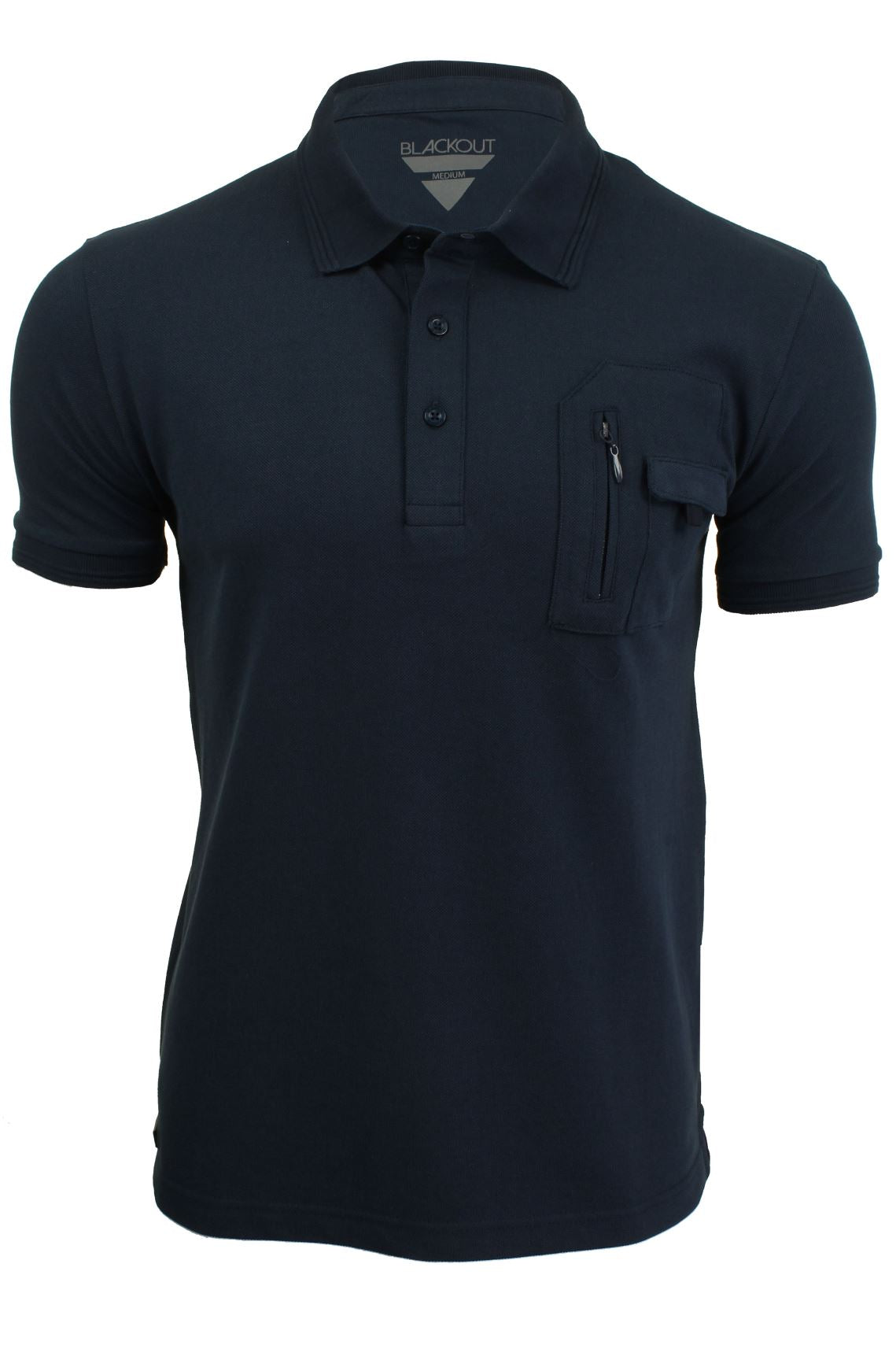 Mens Polo Shirt from the Blackout Collection by Voi Jeans, 01, Dubb