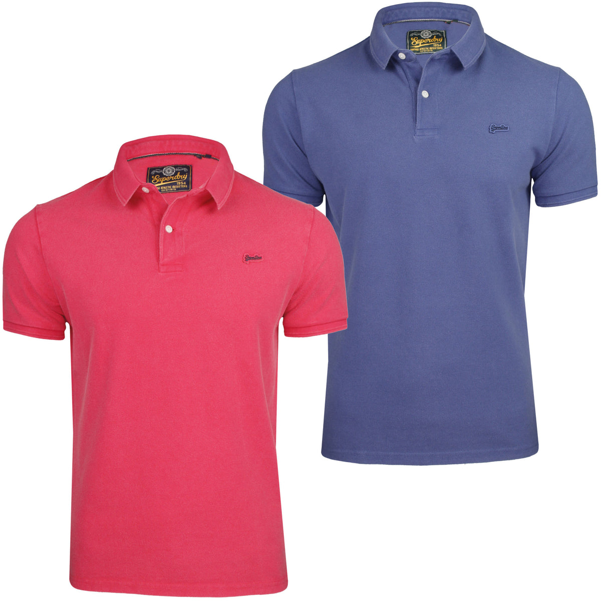 Superdry Mens Polo T-Shirt 'Classic Pique Polo' - Short Sleeved