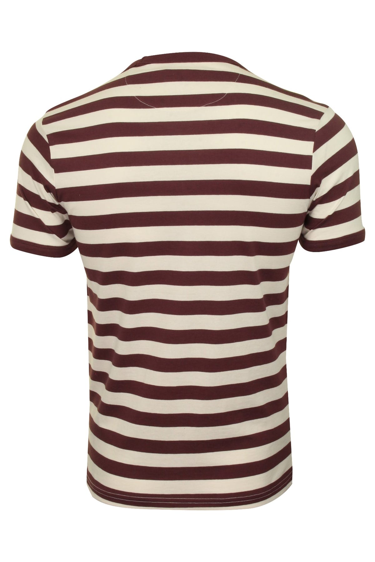 Farah Mens T-Shirt 'Belgrove Stripe', 03, F4Kf8066, Farah Red/Ecru