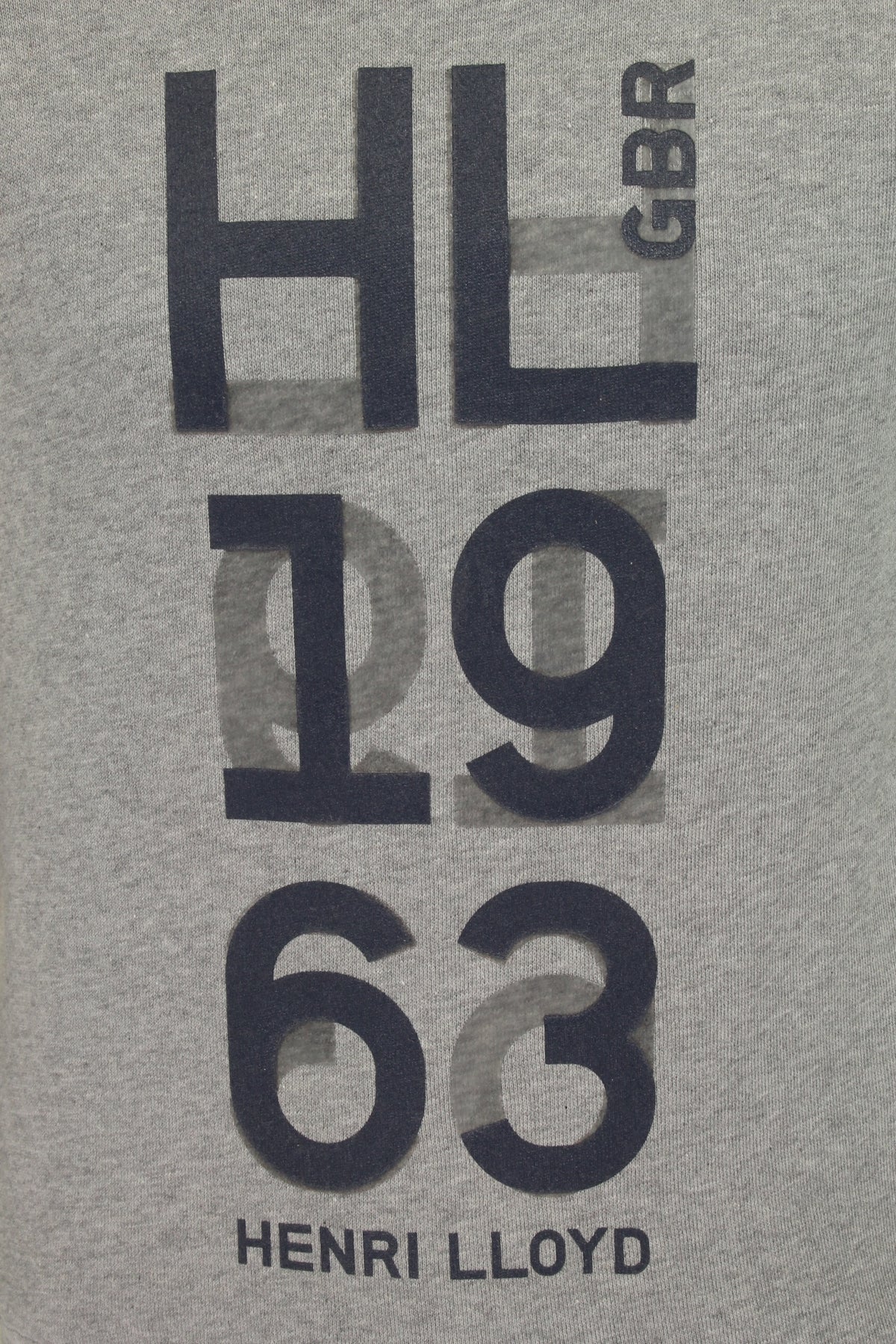 Henri Lloyd Boys Embossed Logo Over-Head Hoodie, 03, Hll0046, Vintage Grey Heather