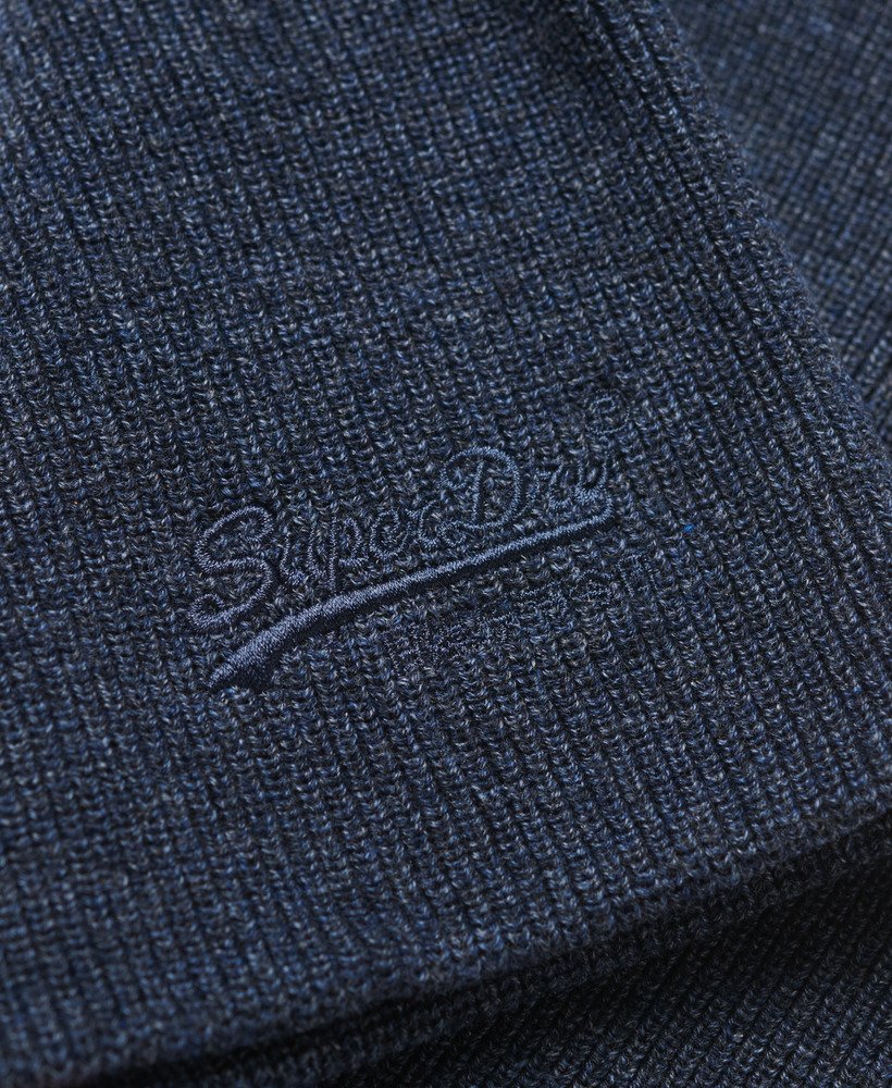 Superdry Mens Essential Logo Knitted Beanie Hat