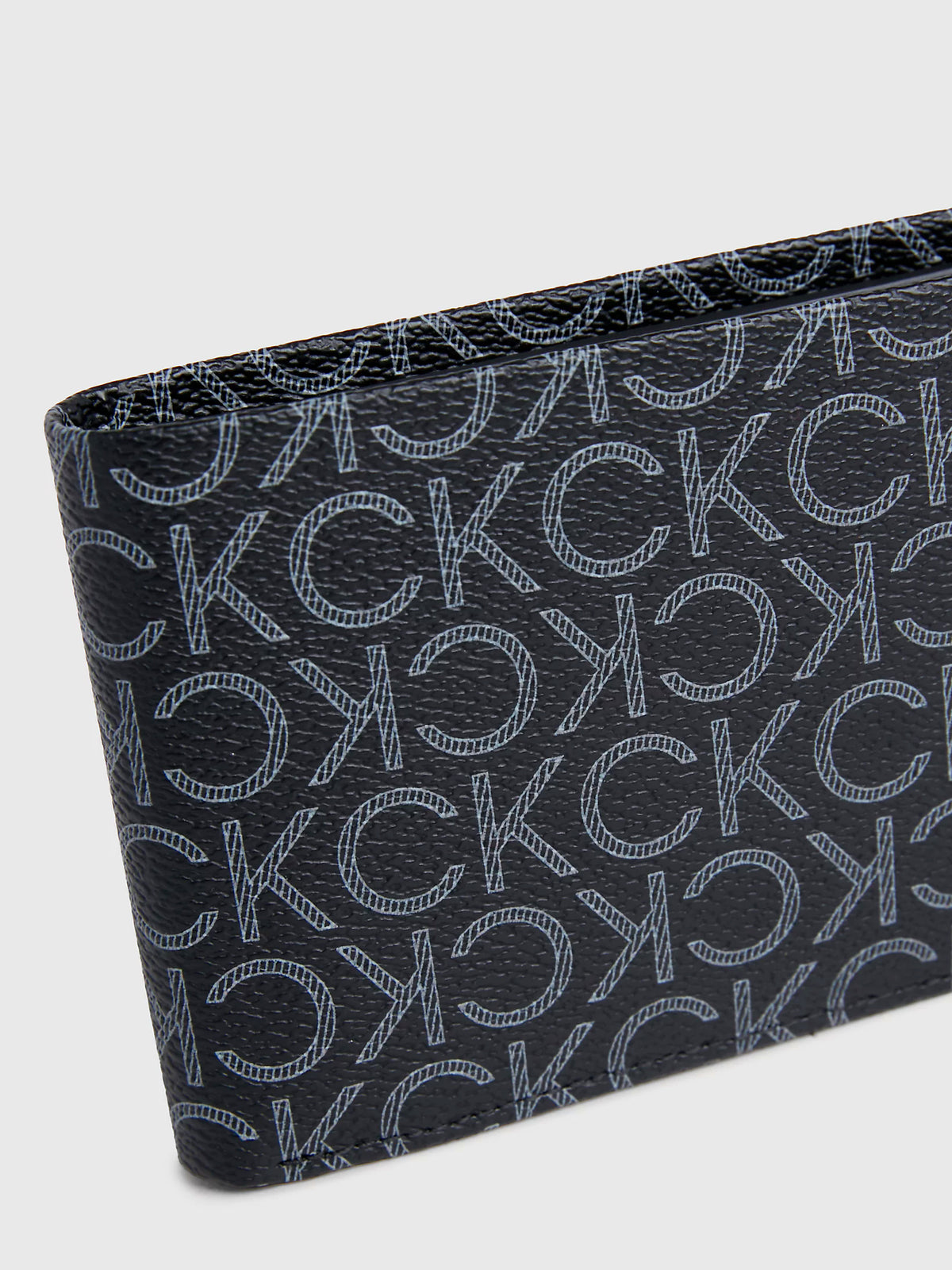 Calvin Klein 'Must' Mono Trifold Wallet, 04, K50K511677, Classic Mono Black