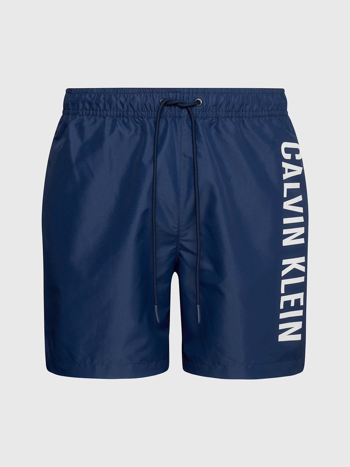 Calvin Klein Mens 'Intense Power' Side Logo Swim Shorts, 04, Km0Km01004, Signature Navy