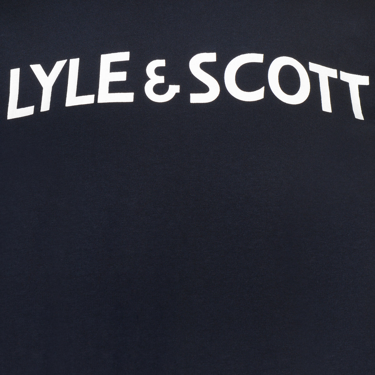 Lyle & Scott Boys 'Text Tee' Short Sleeved T-Shirt (Navy Blazer, 8-9 Years), 03, Lsc0896, Navy Blazer