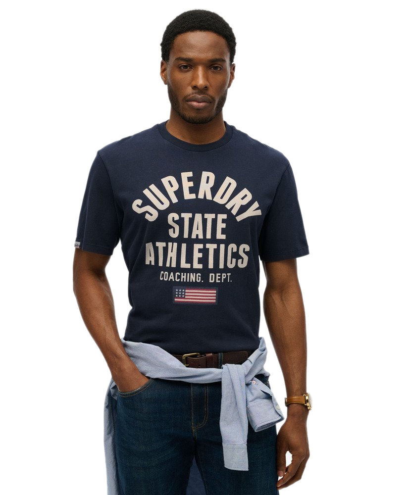 Superdry Mens 'Athletic' Essential Graphic T-Shirt
