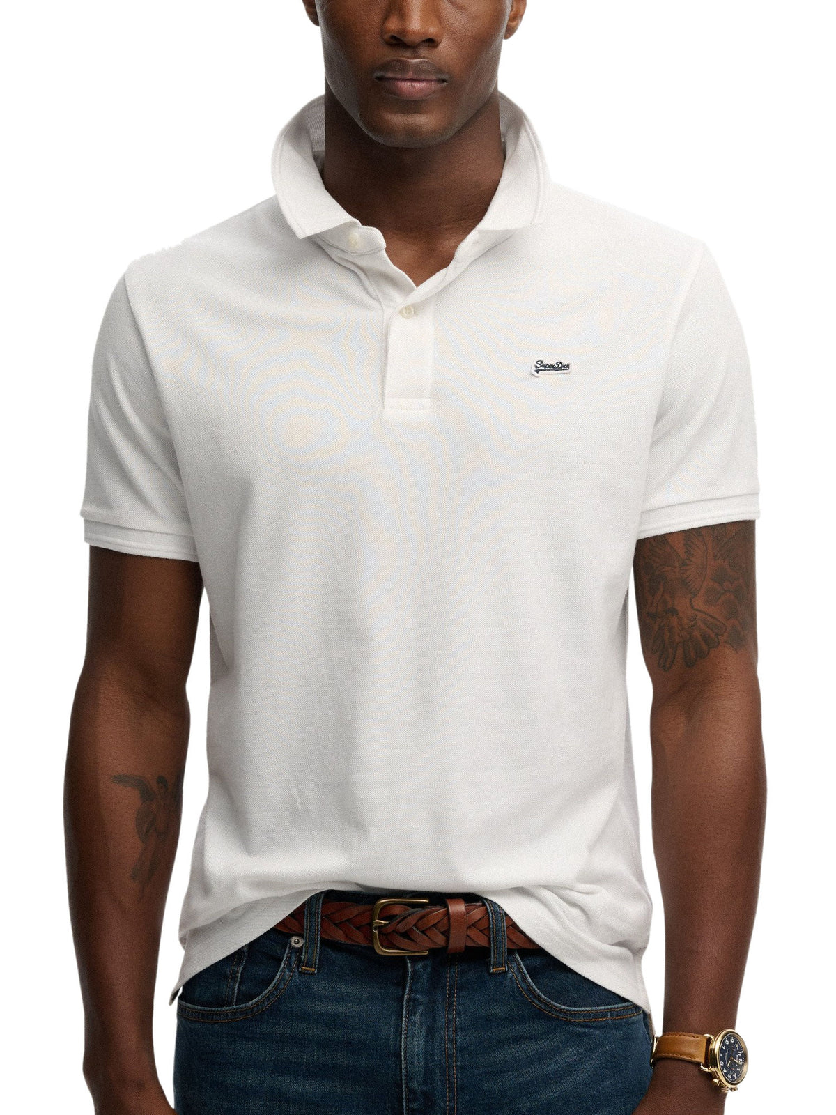 Superdry Mens Polo T-Shirt 'Classic Pique Polo' - Short Sleeved