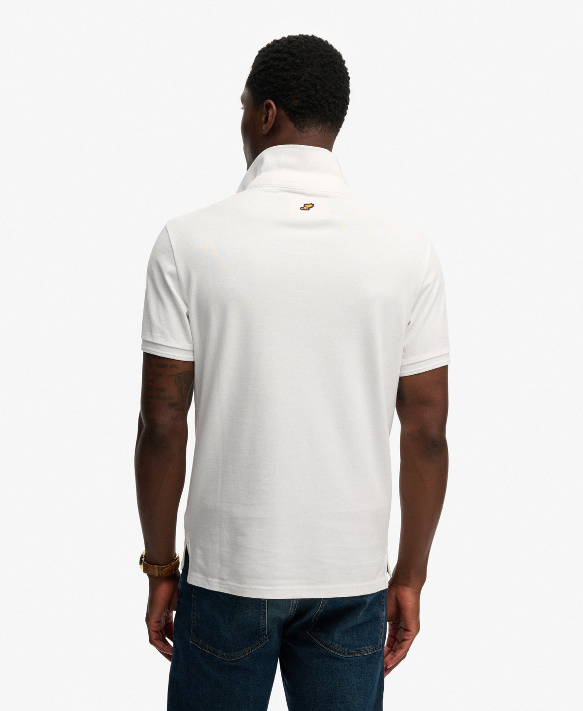 Superdry Mens Polo T-Shirt 'Classic Pique Polo' - Short Sleeved