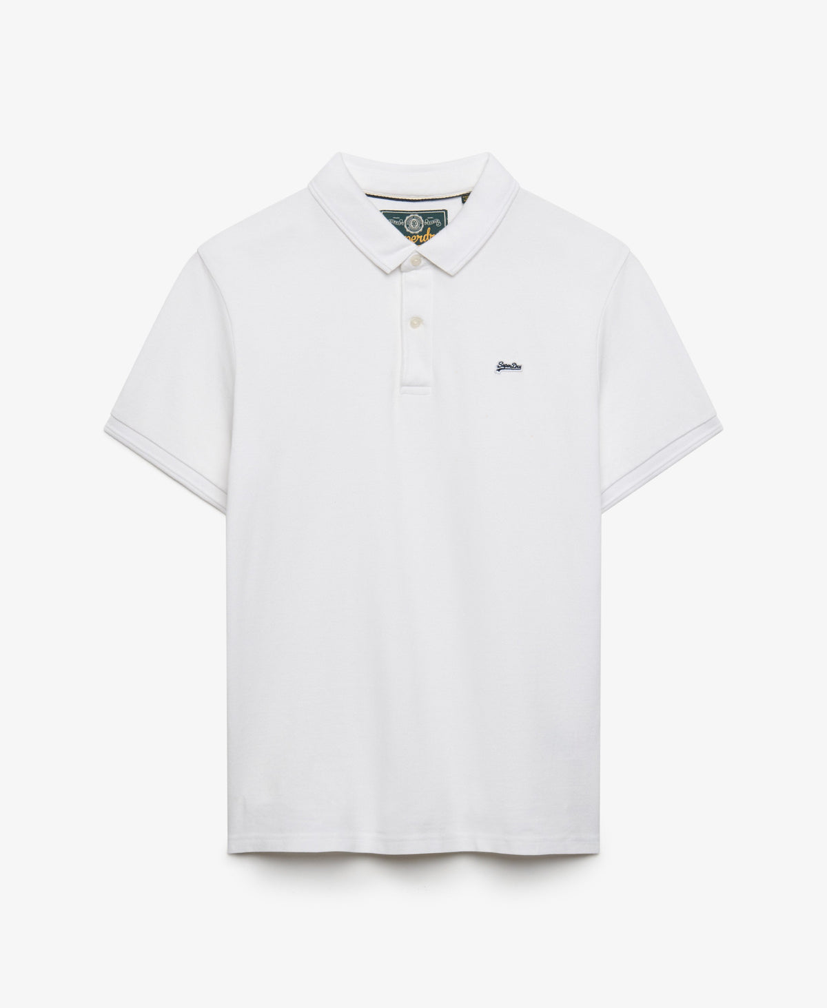 Superdry Mens Polo T-Shirt 'Classic Pique Polo' - Short Sleeved