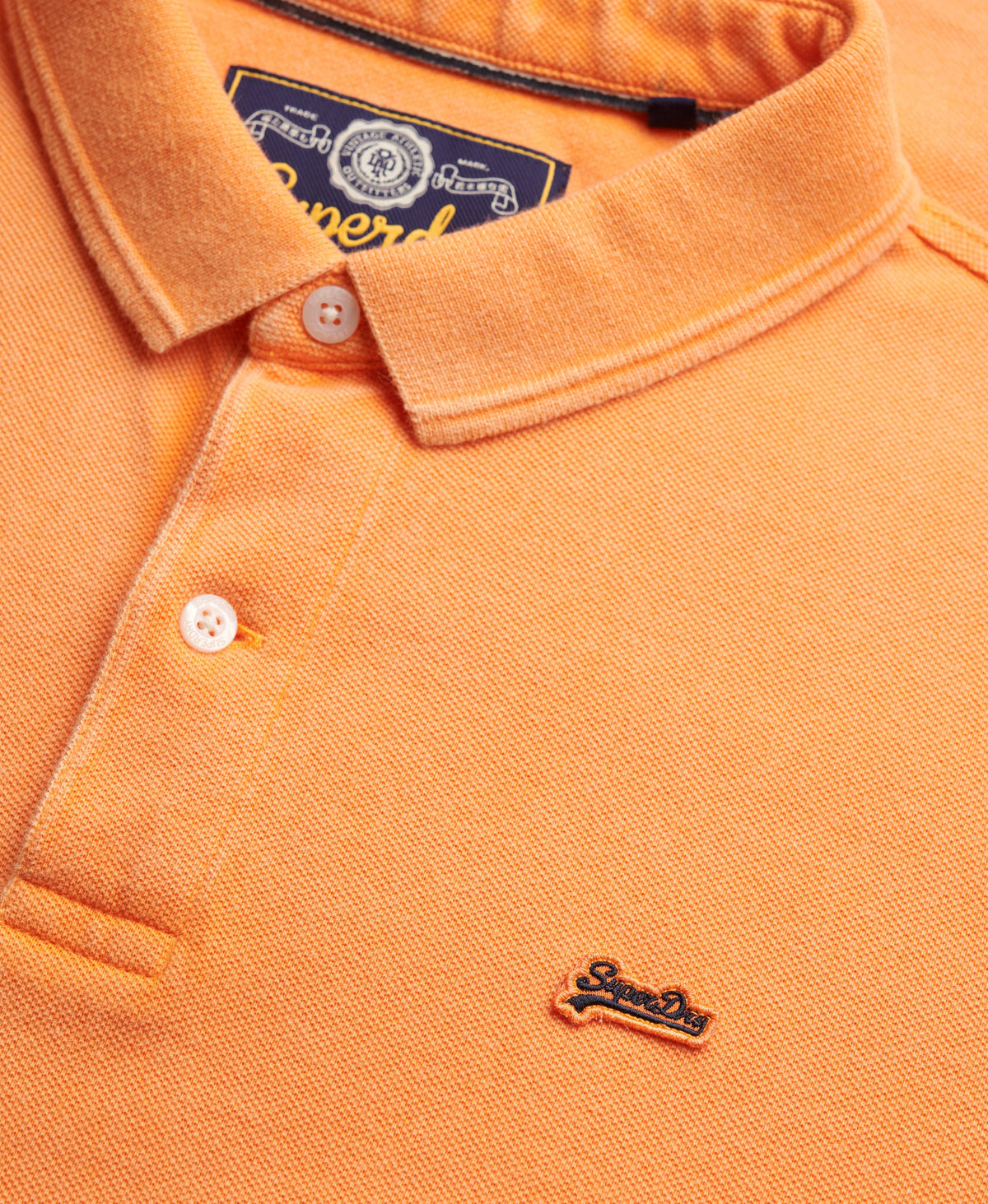 Superdry Mens Polo T-Shirt 'Classic Pique Polo' - Short Sleeved