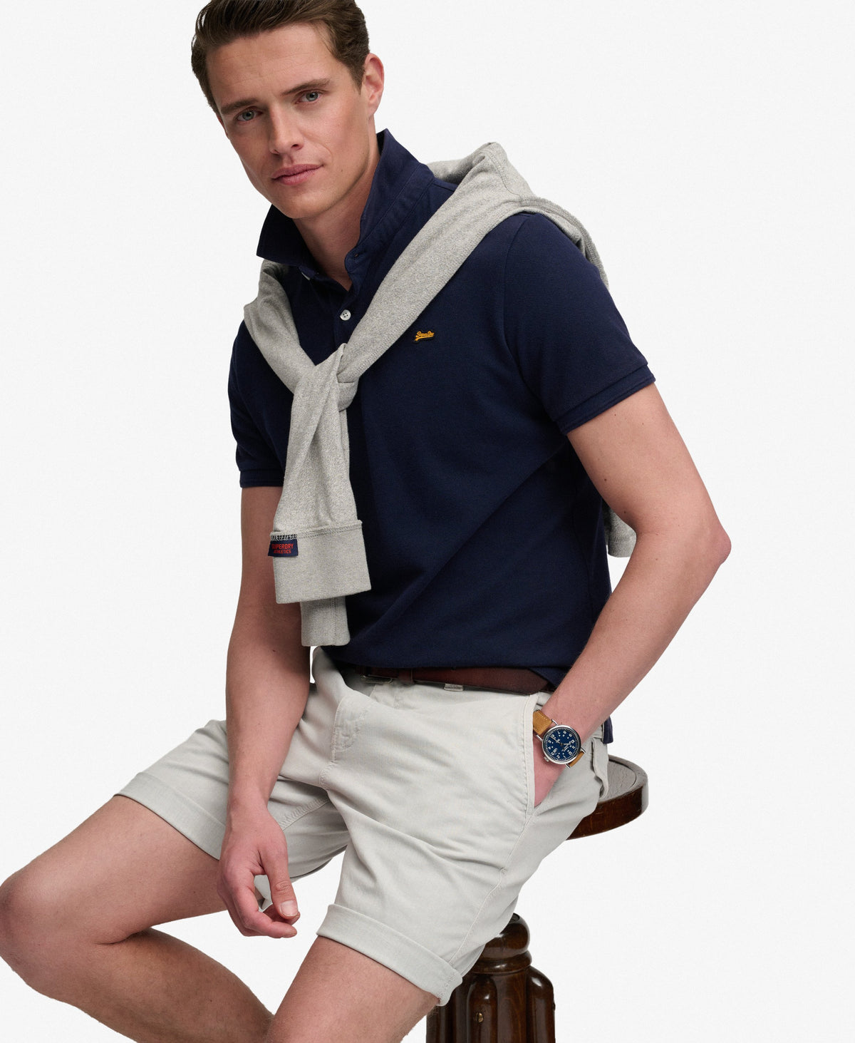 Superdry Mens Polo T-Shirt 'Classic Pique Polo' - Short Sleeved