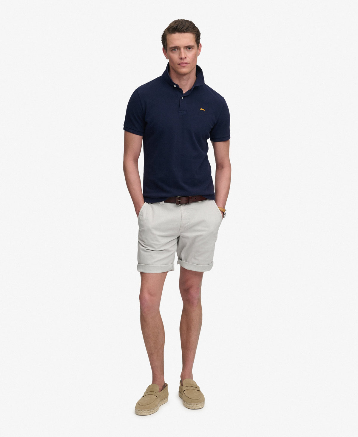 Superdry Mens Polo T-Shirt 'Classic Pique Polo' - Short Sleeved